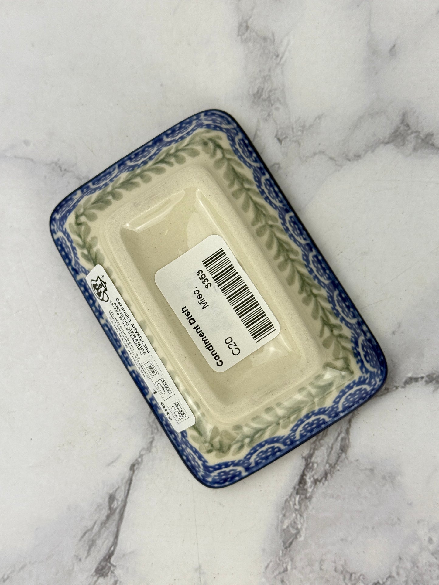 Rectangular Dish - Shape C20 - Pattern 1432