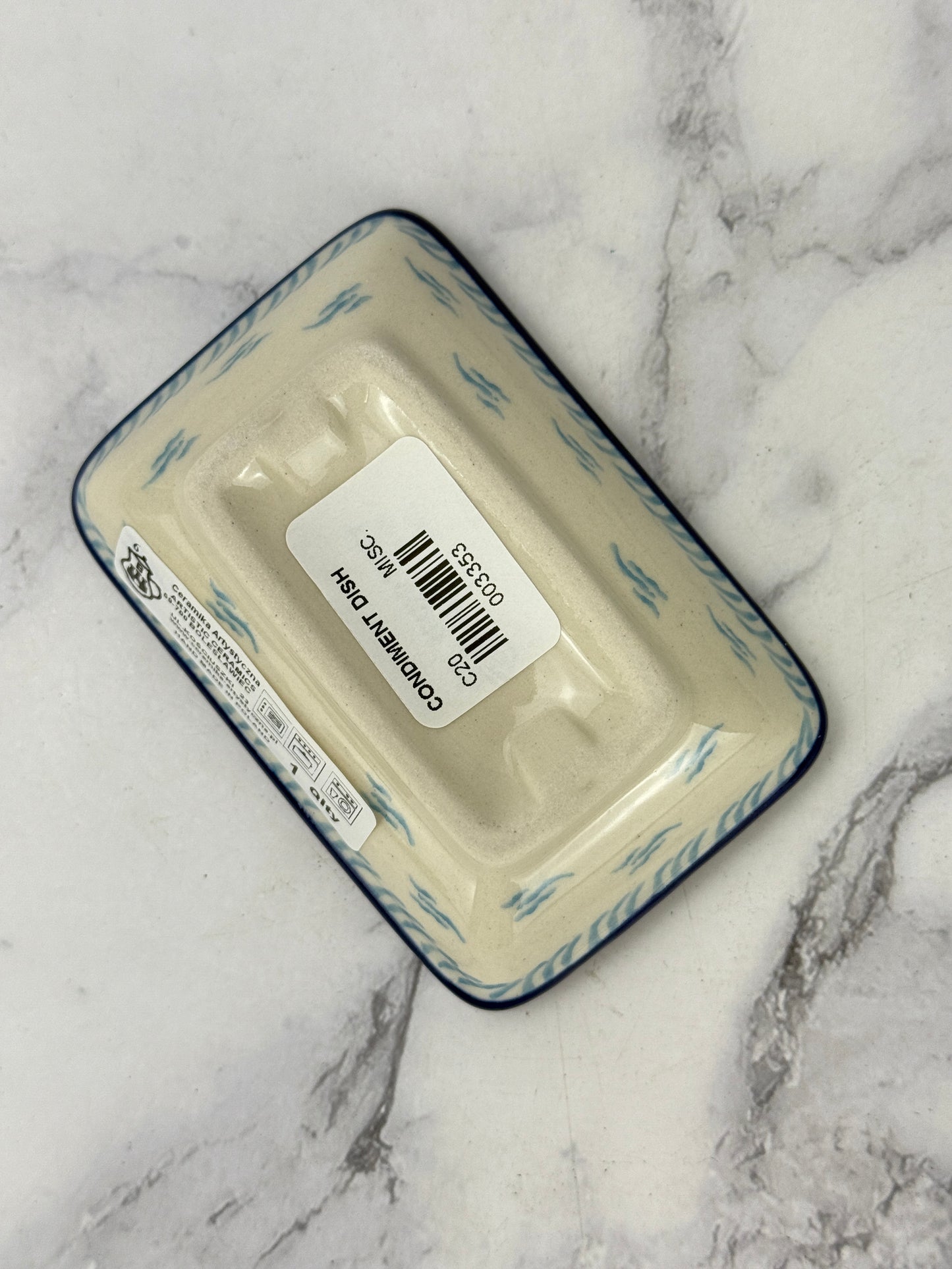 Rectangular Dish - Shape C20 - Pattern 2931