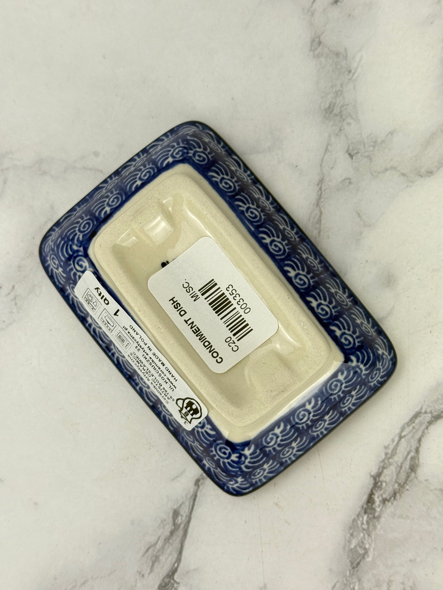 Rectangular Dish - Shape C20 - Pattern 1916