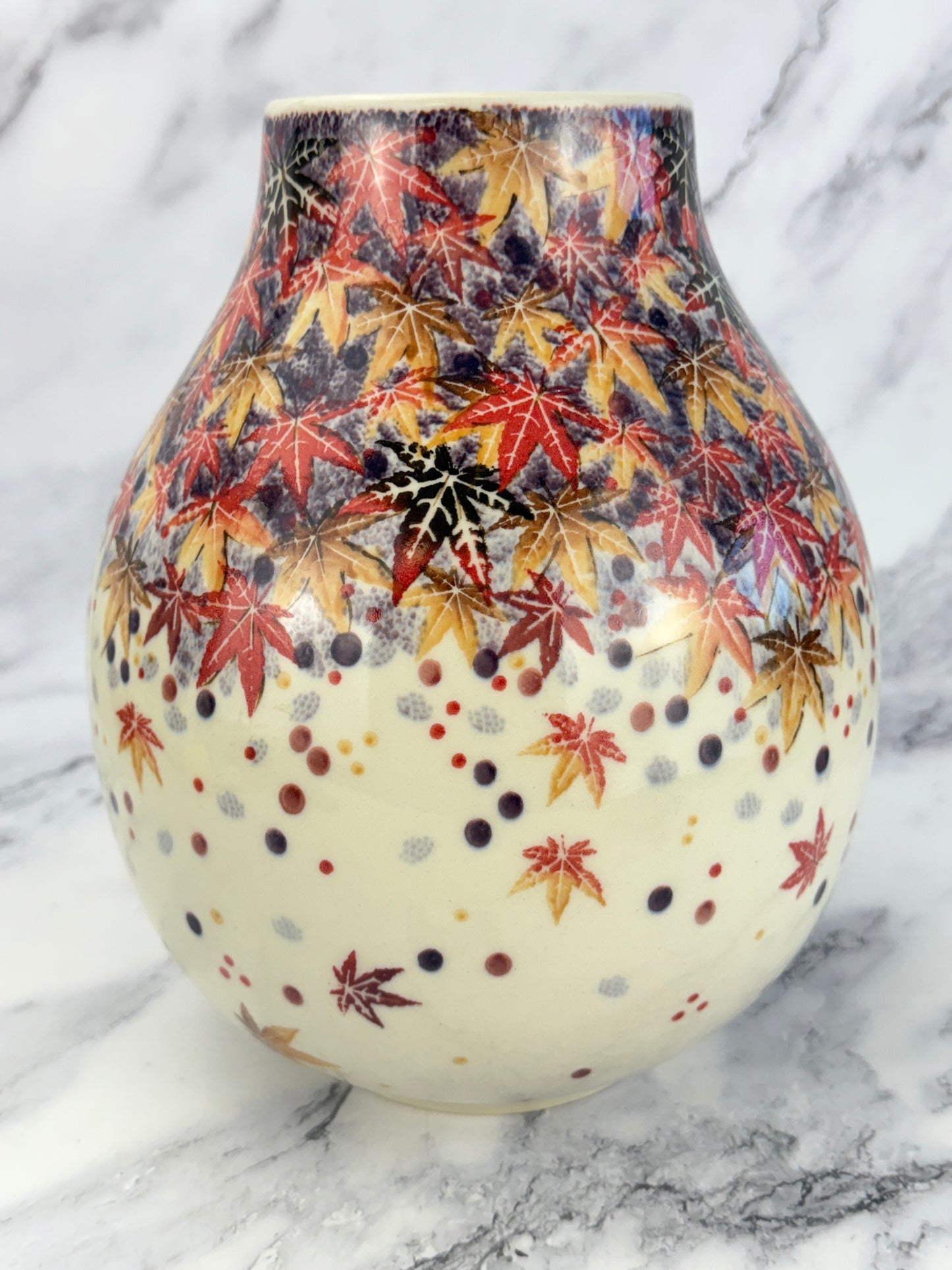 Large Rounded Unikat Vase - Shape F14 - Pattern U4907