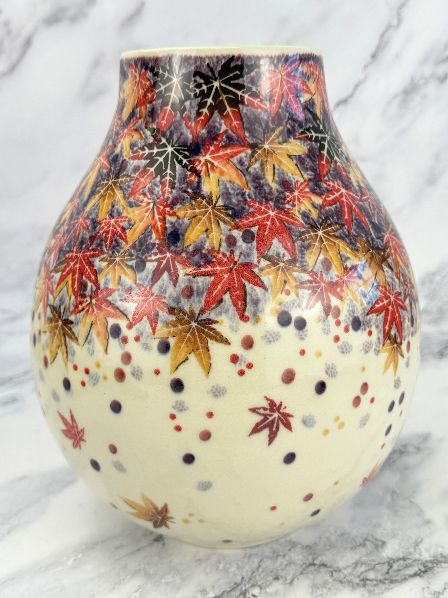 Large Rounded Unikat Vase - Shape F14 - Pattern U4907