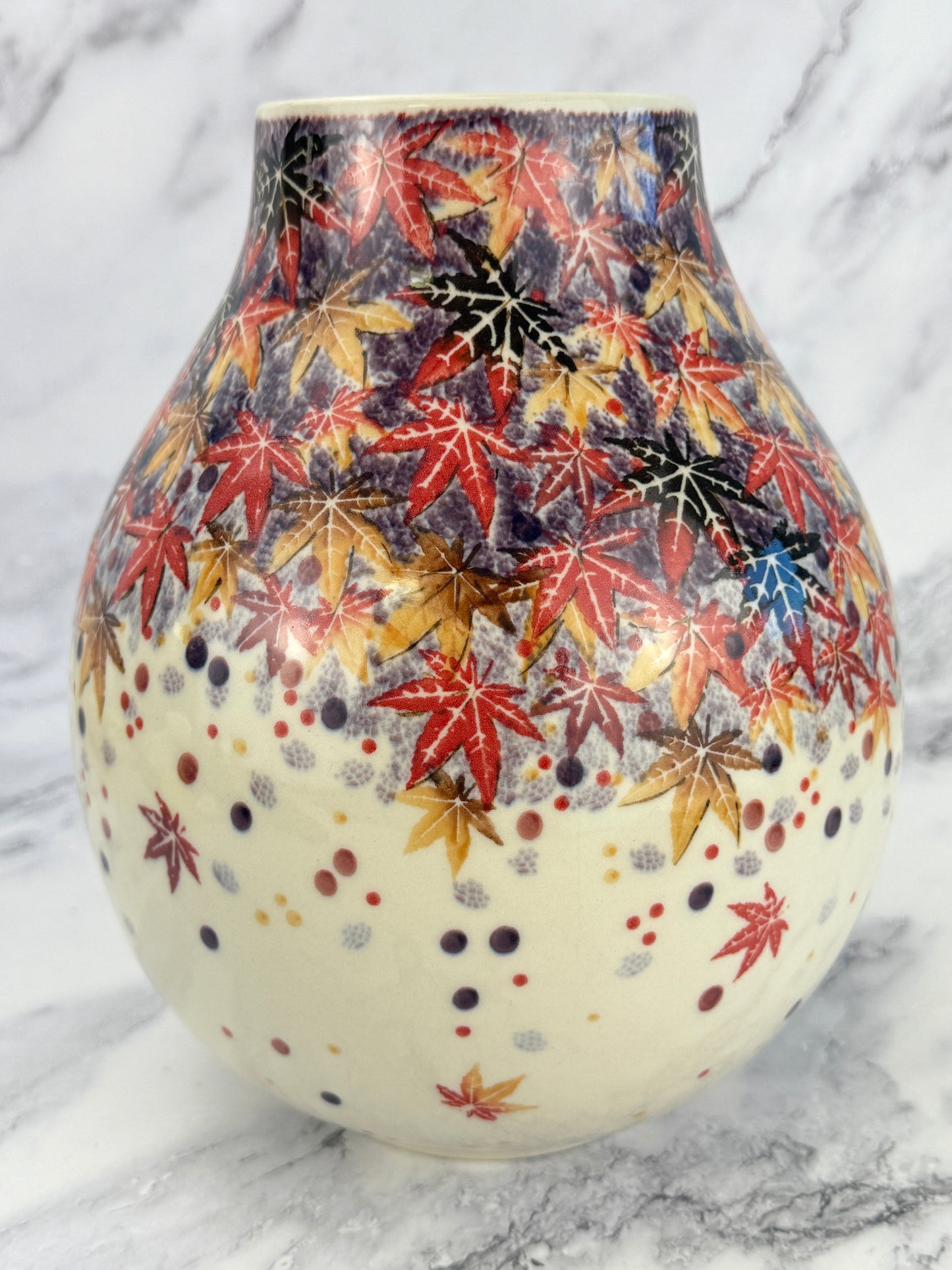 Large Rounded Unikat Vase - Shape F14 - Pattern U4907