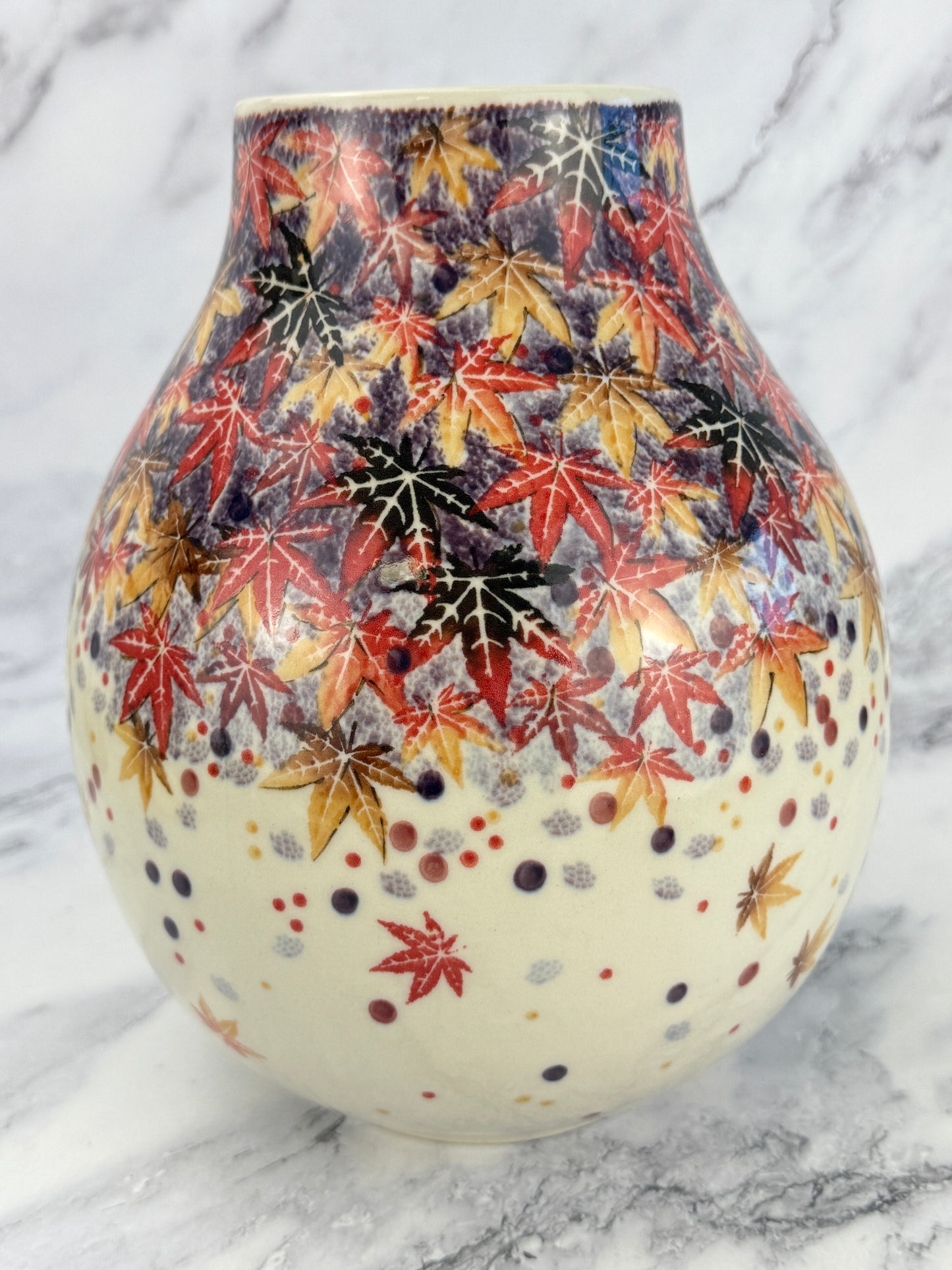 Large Rounded Unikat Vase - Shape F14 - Pattern U4907