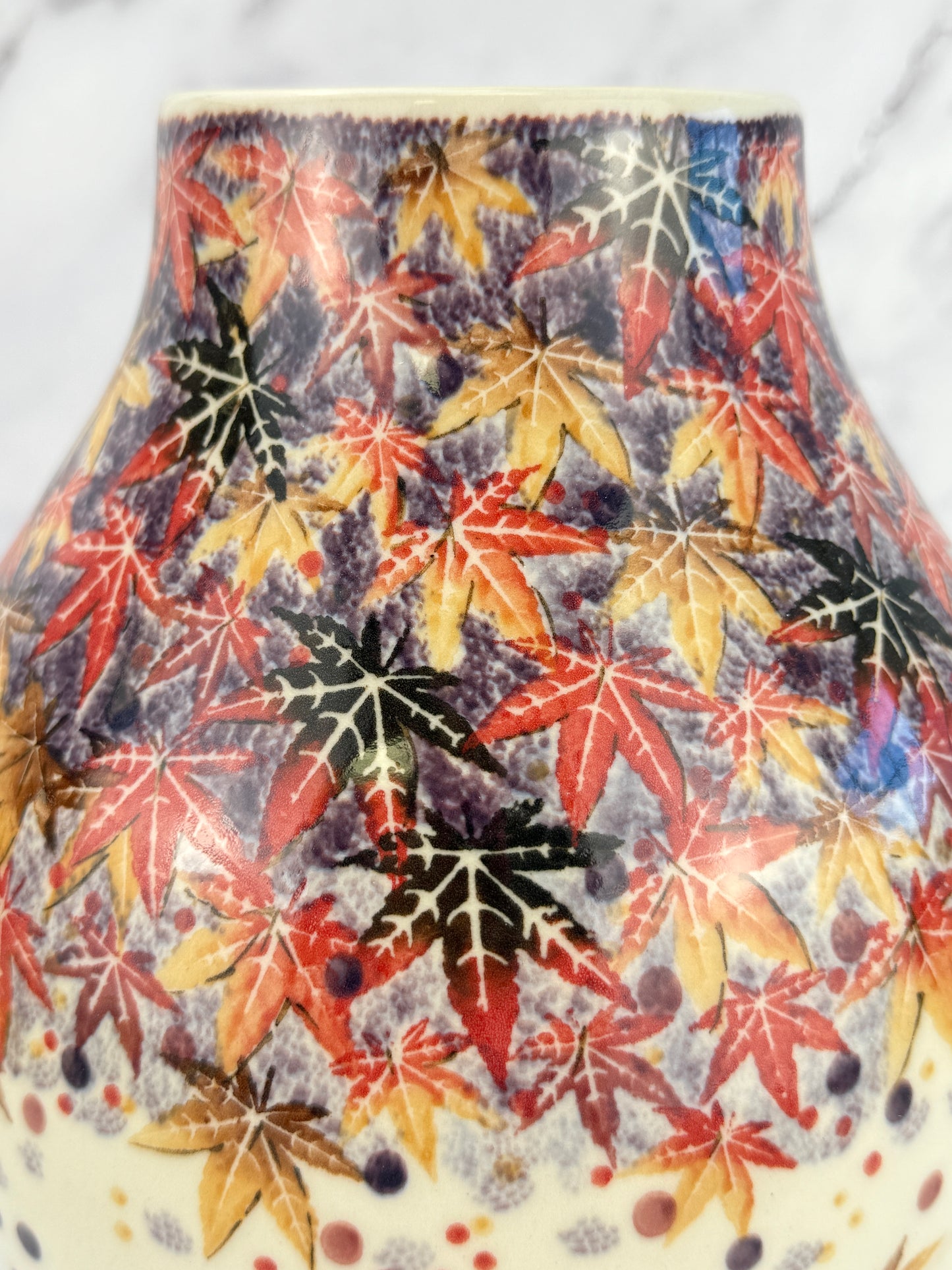 Large Rounded Unikat Vase - Shape F14 - Pattern U4907