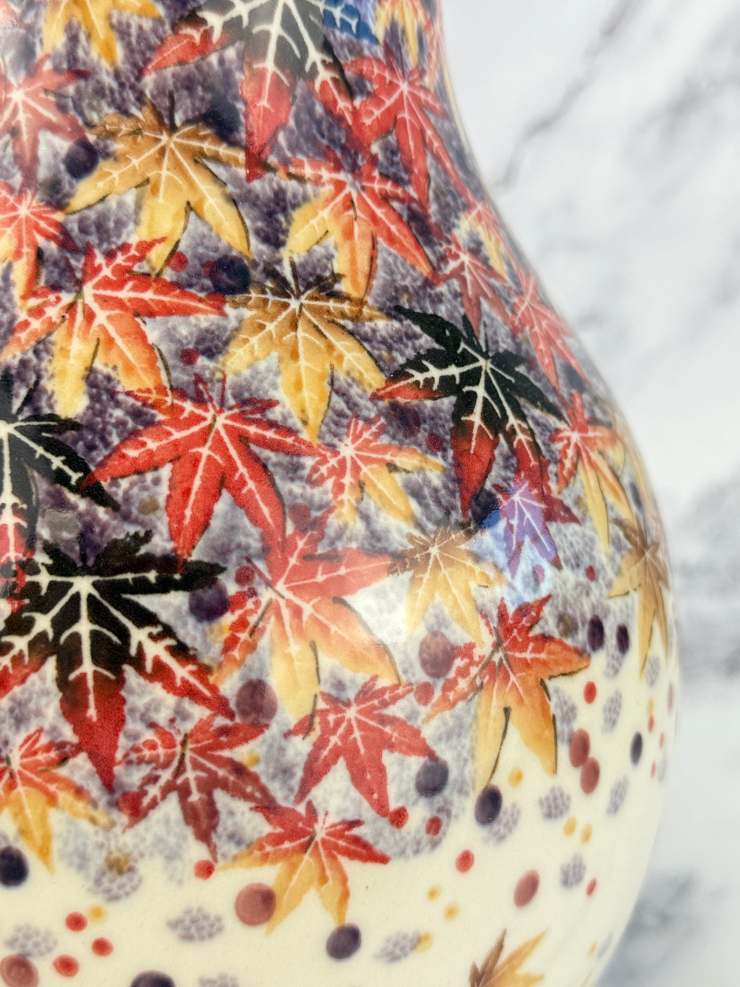 Large Rounded Unikat Vase - Shape F14 - Pattern U4907