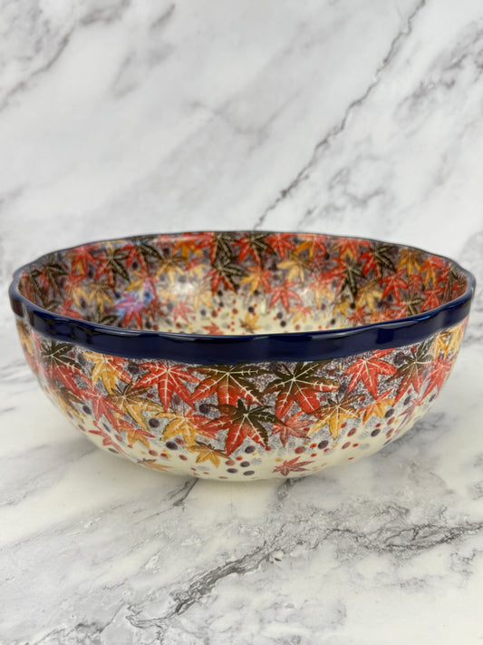 Wavy Unikat Serving Bowl - Shape 013 - Pattern U4907