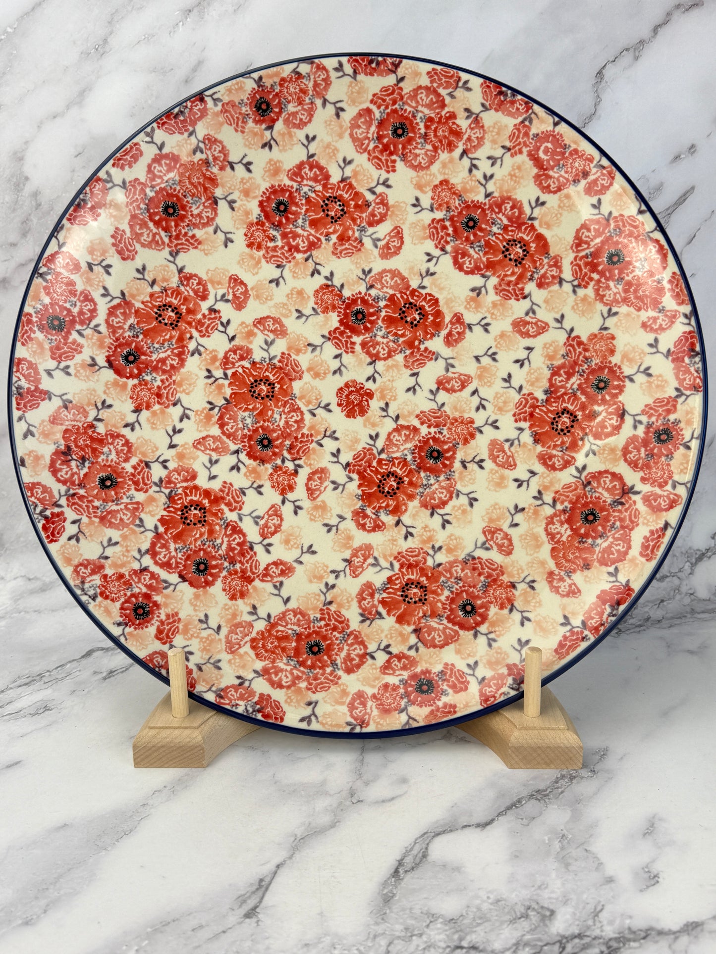 SALE 14" Round Unikat Platter - Shape 265 - Pattern U5080