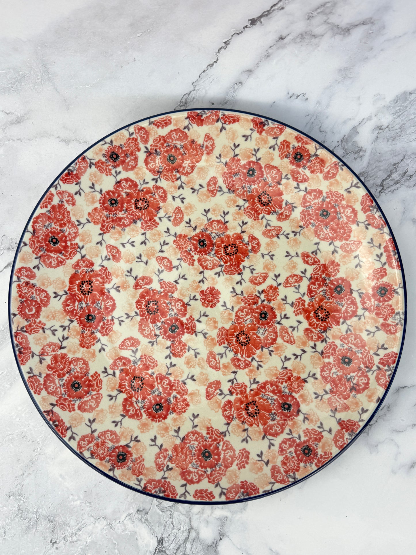 SALE 14" Round Unikat Platter - Shape 265 - Pattern U5080