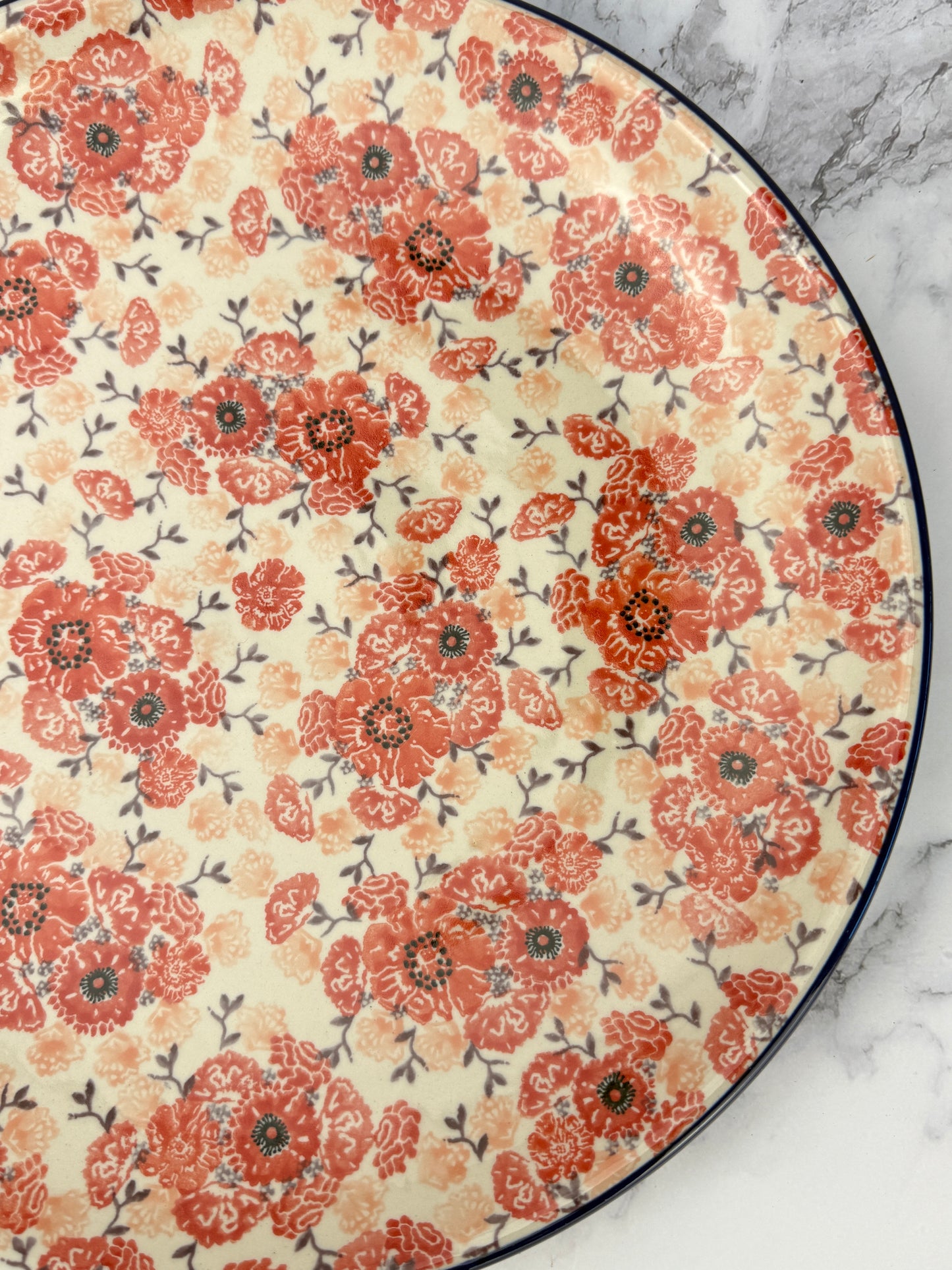 SALE 14" Round Unikat Platter - Shape 265 - Pattern U5080