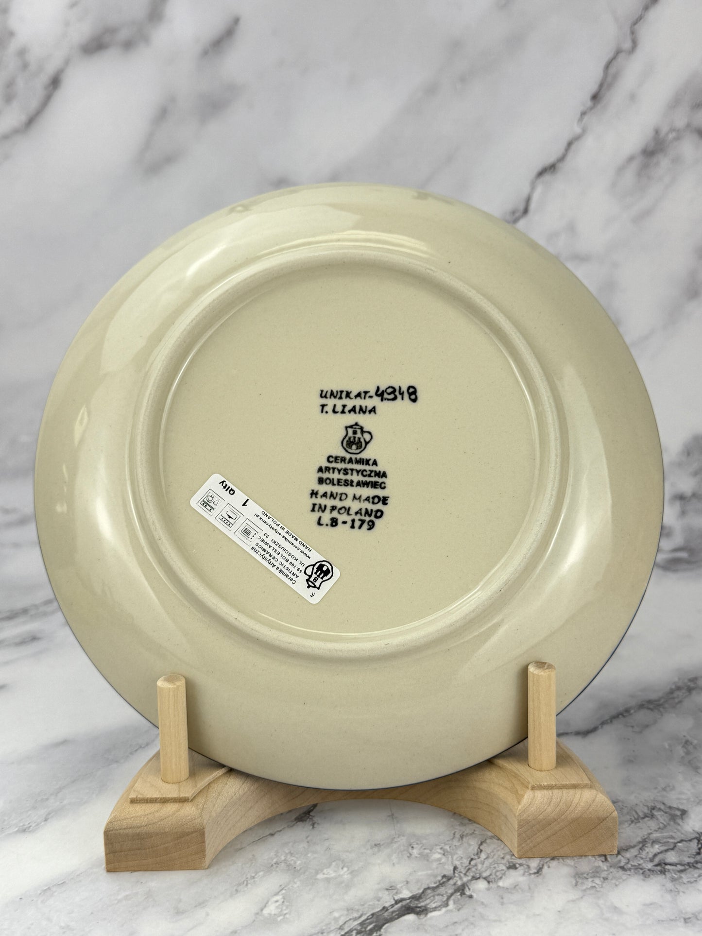 8" Unikat Dessert Plate - Shape 86 - Pattern U4848