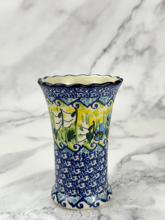 Ruffled Unikat Bud Vase - Shape 127 - Pattern U5071
