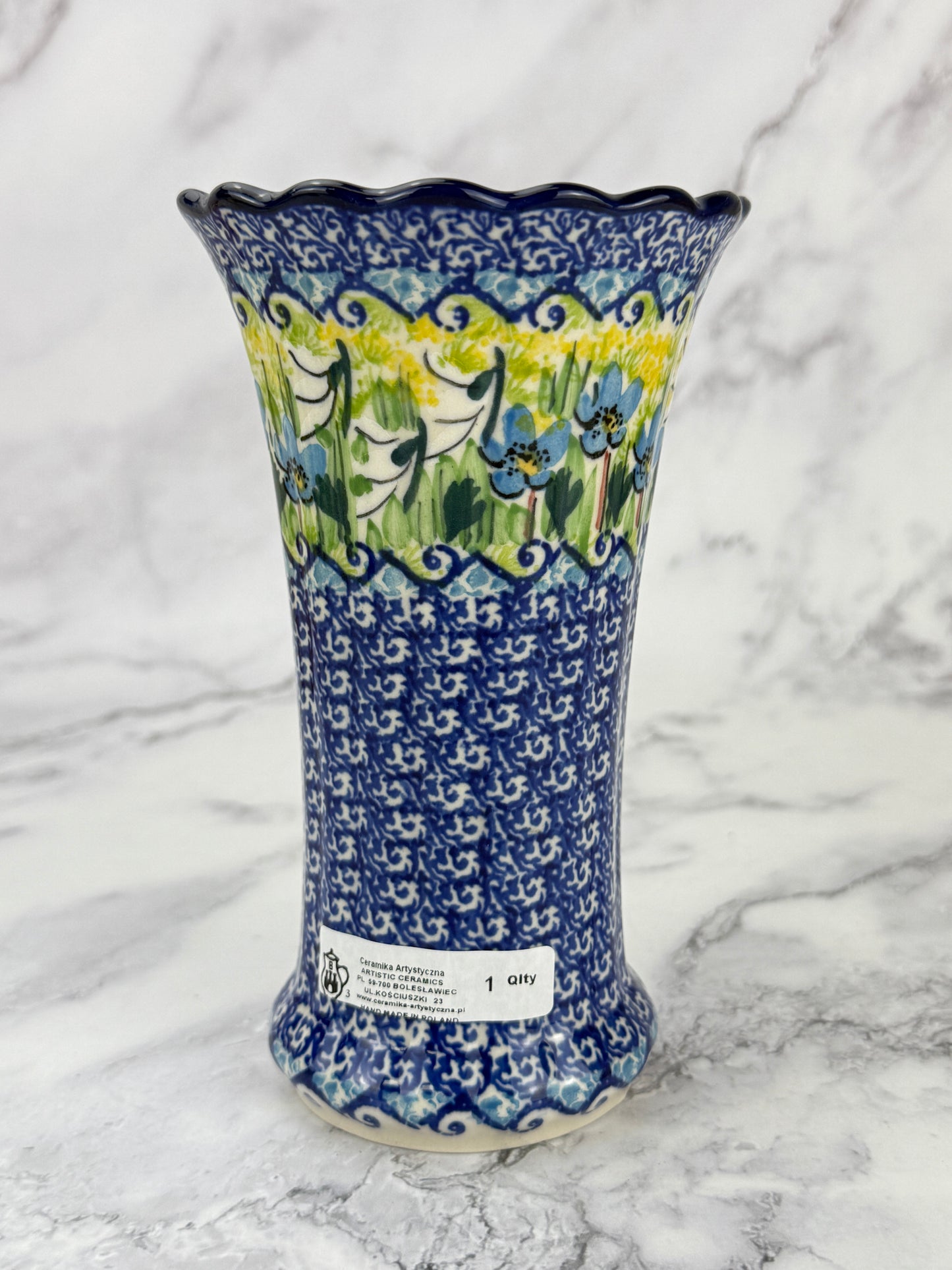 Ruffled Unikat Vase - Shape 50 - Pattern U5071