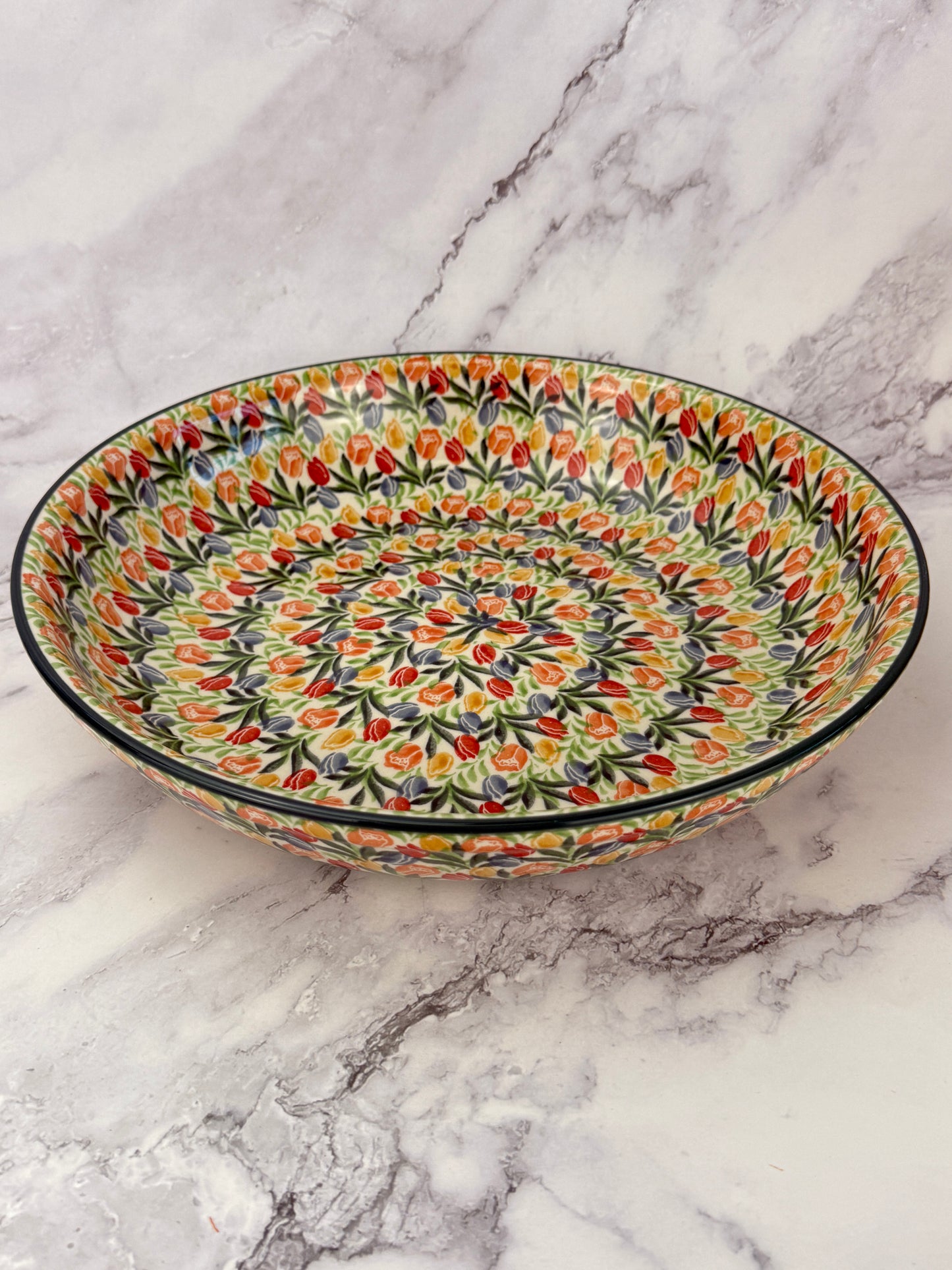 Unikat Pasta Server / Wide Shallow Bowl - Shape 115 - Pattern U4226