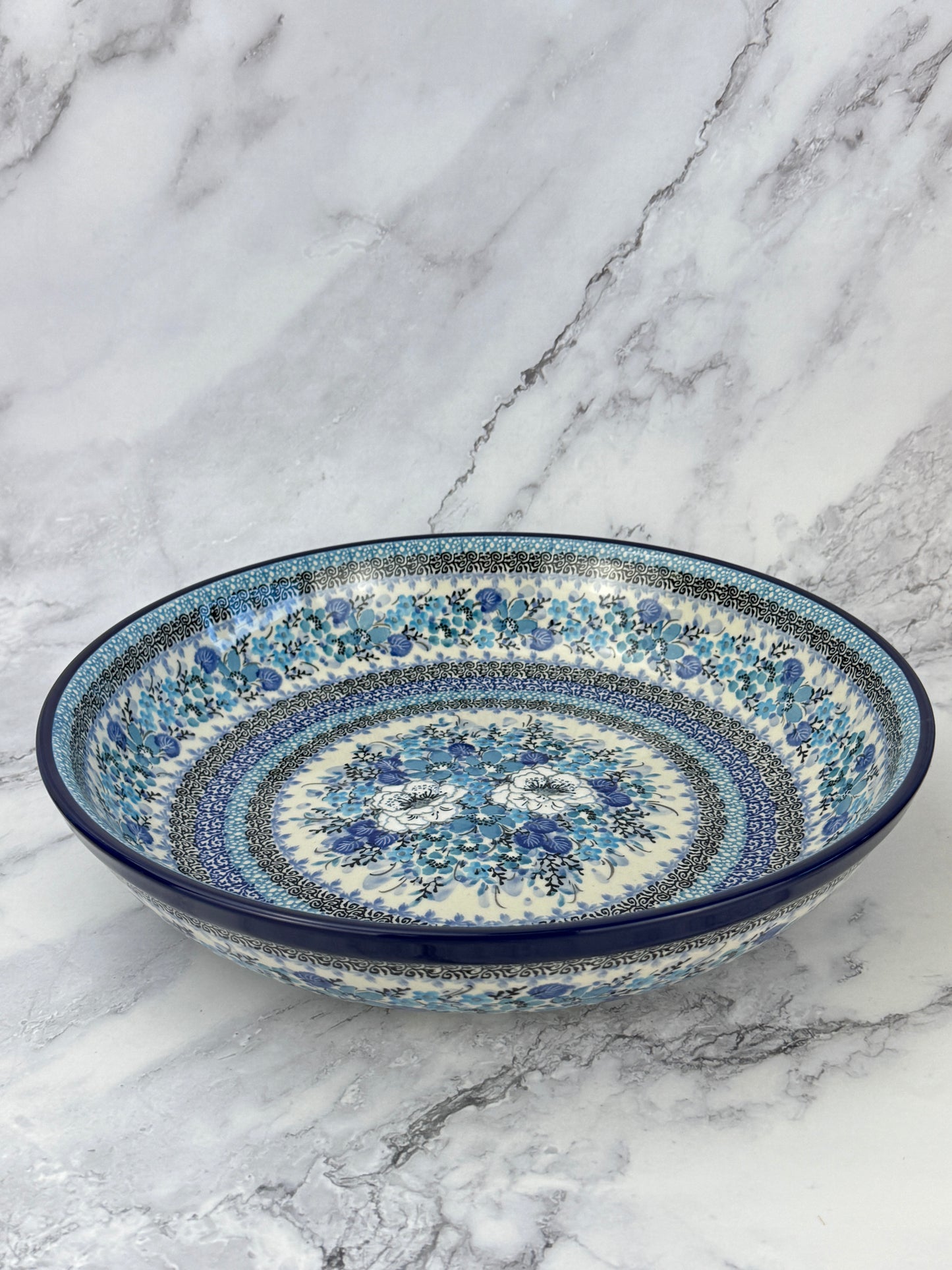 Unikat Pasta Server / Wide Shallow Bowl - Shape 115 - Pattern U5025