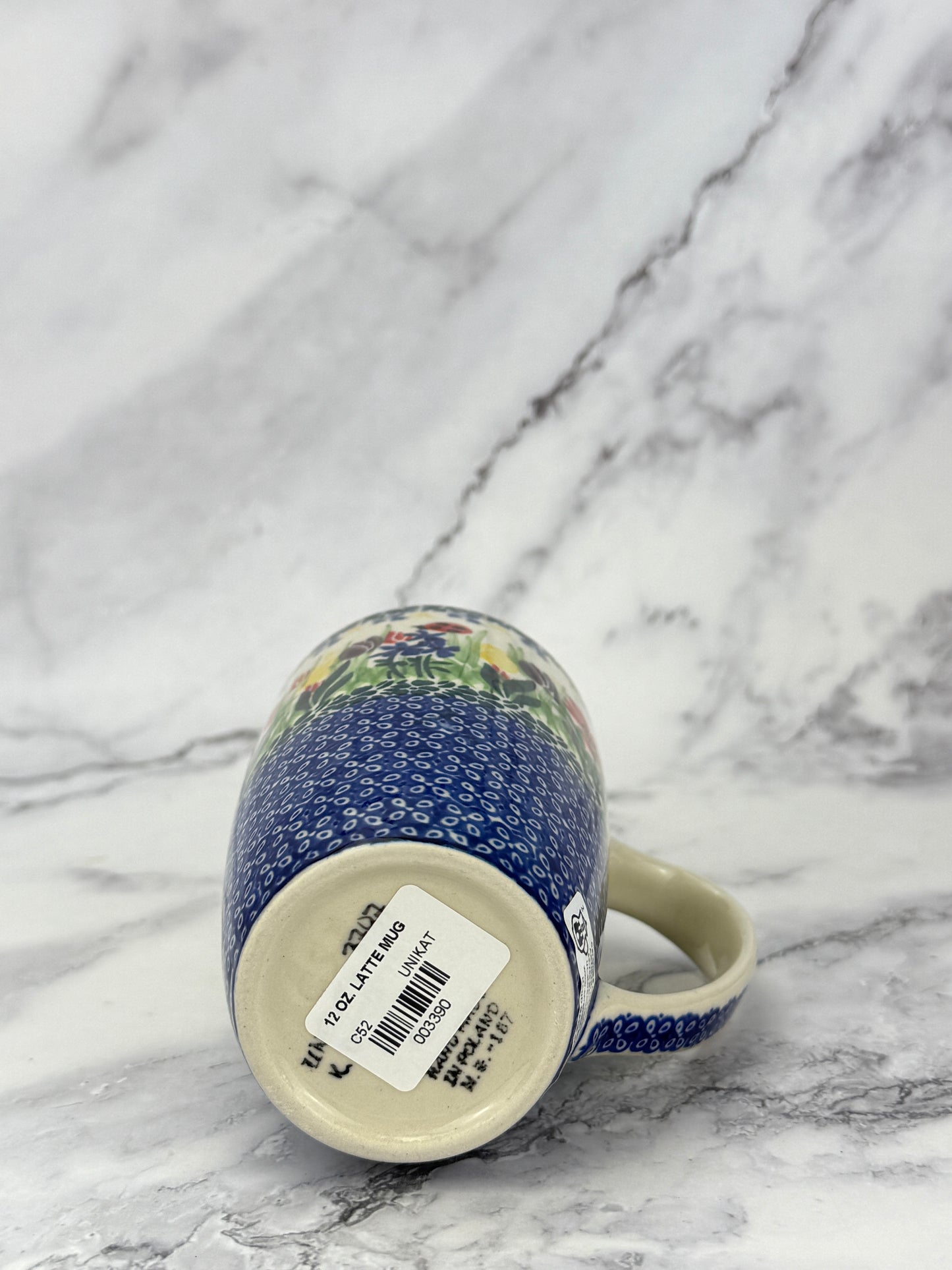 12oz Unikat Latte Mug - Shape C52 - Pattern U3787