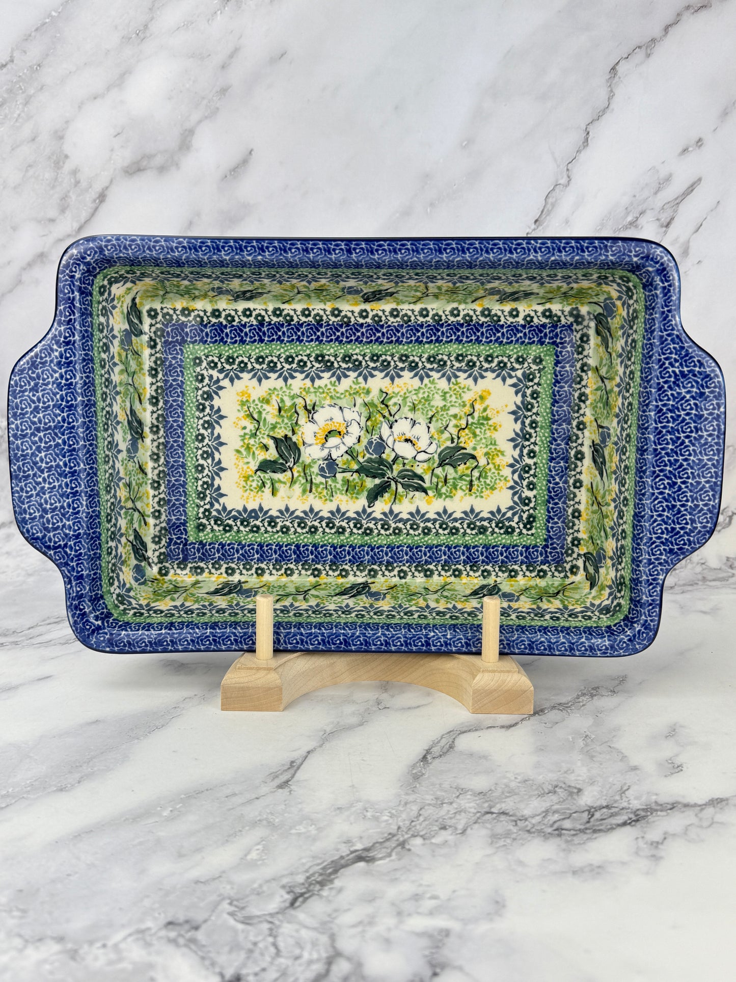 Unikat Rectangular Baker With Handles - Shape A59 - Pattern U5014