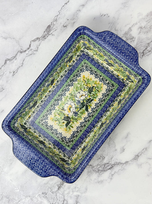 Unikat Rectangular Baker With Handles - Shape A59 - Pattern U5014