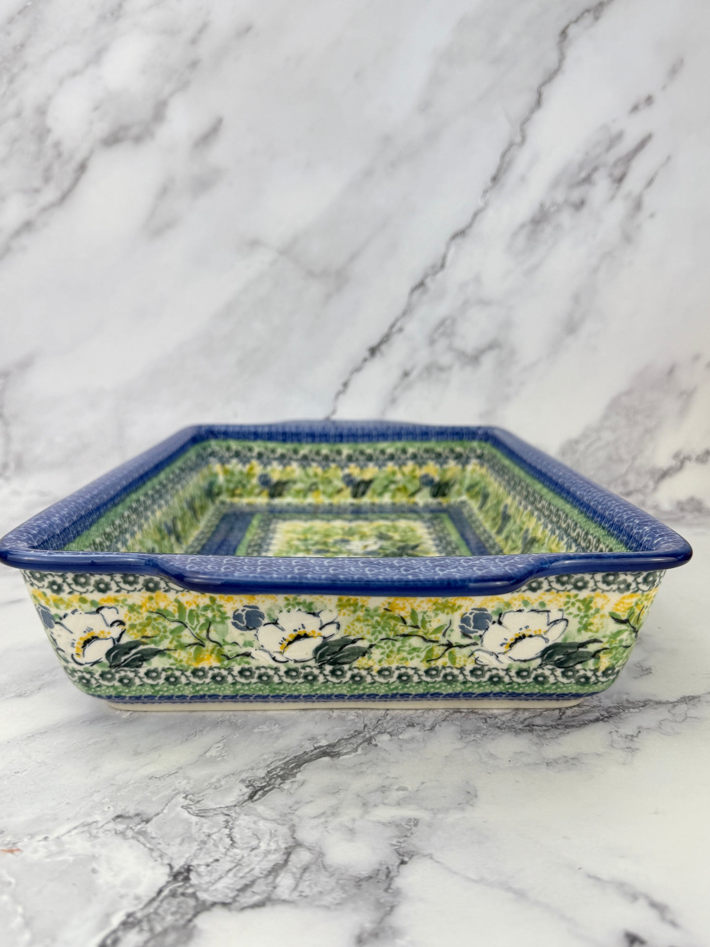 Large Unikat Rectangular Baker with Handles - Shape A56 - Pattern U5014