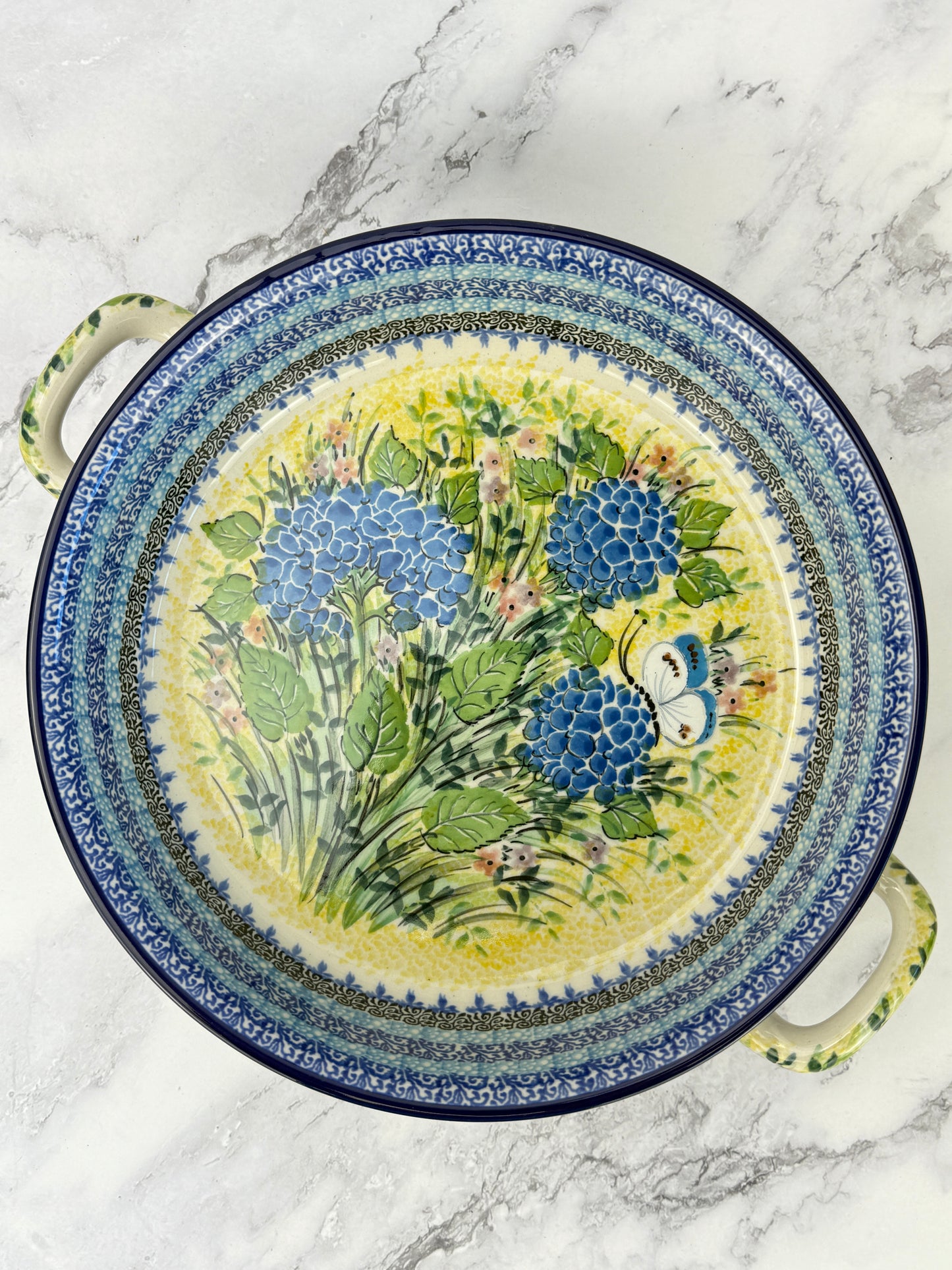 10" Round Baker With Handles - Shape 420 - Pattern U5048