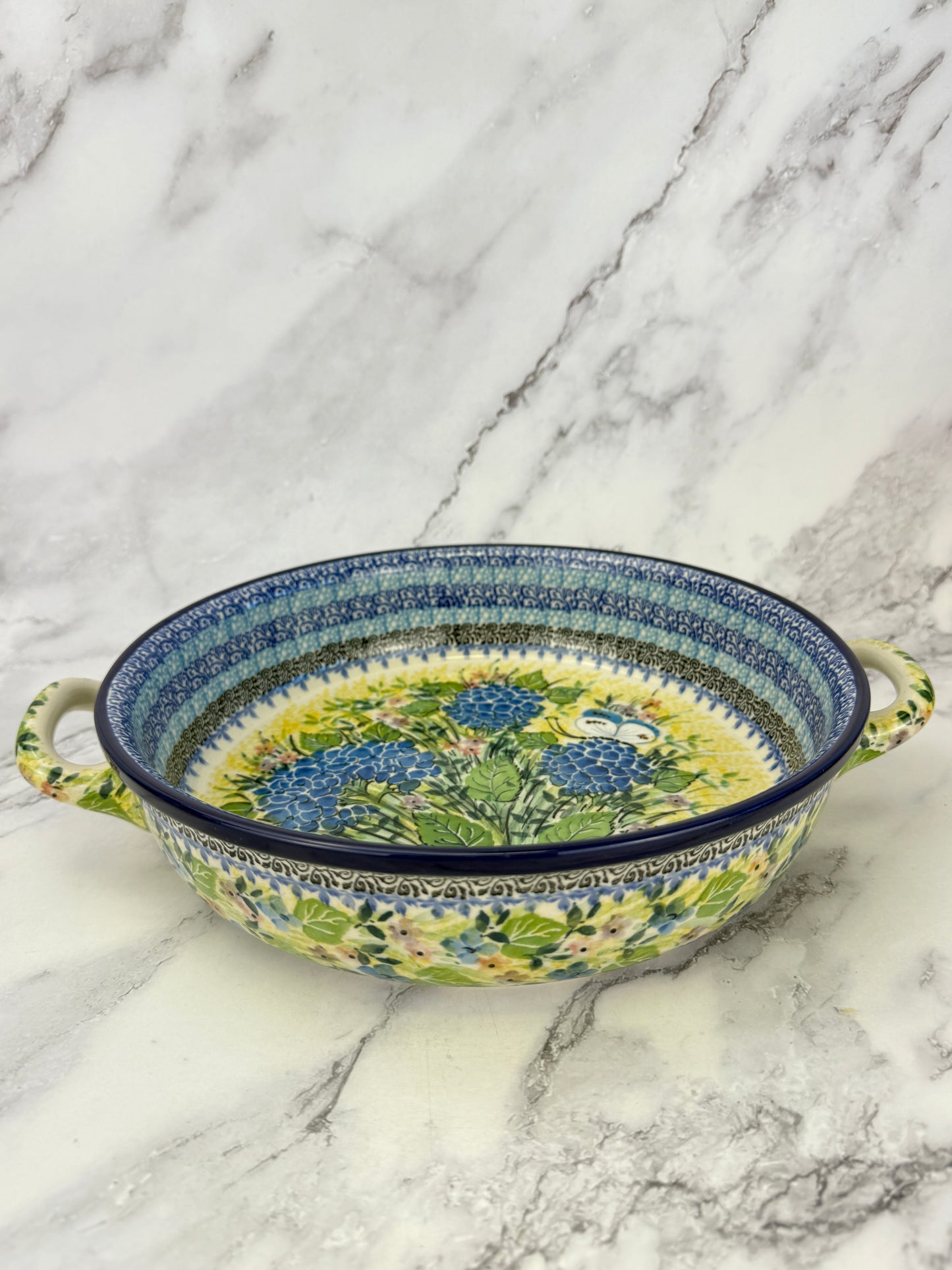 10" Round Baker With Handles - Shape 420 - Pattern U5048