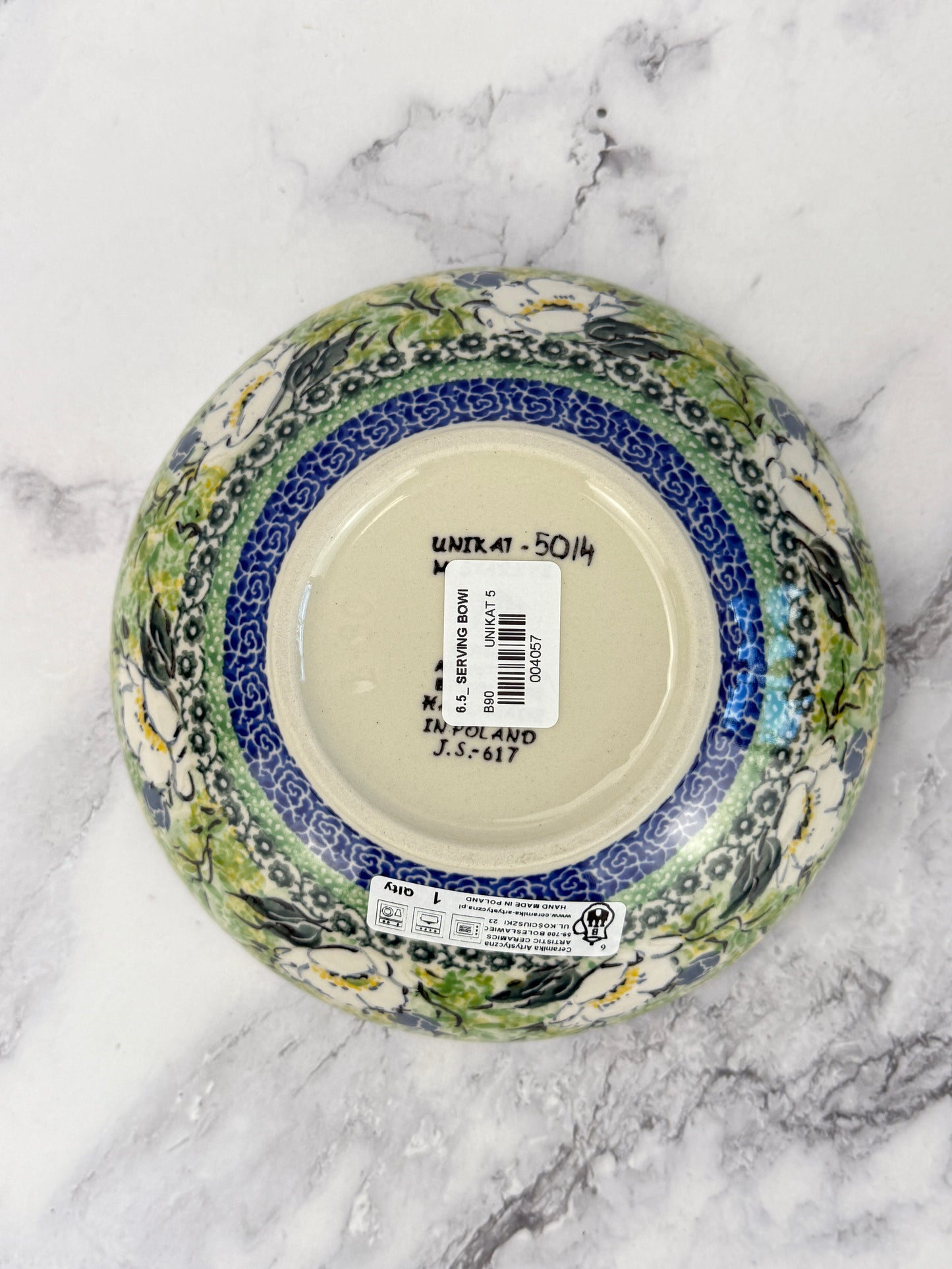 6.5" Unikat Serving Bowl - Shape B90 - Pattern U5014