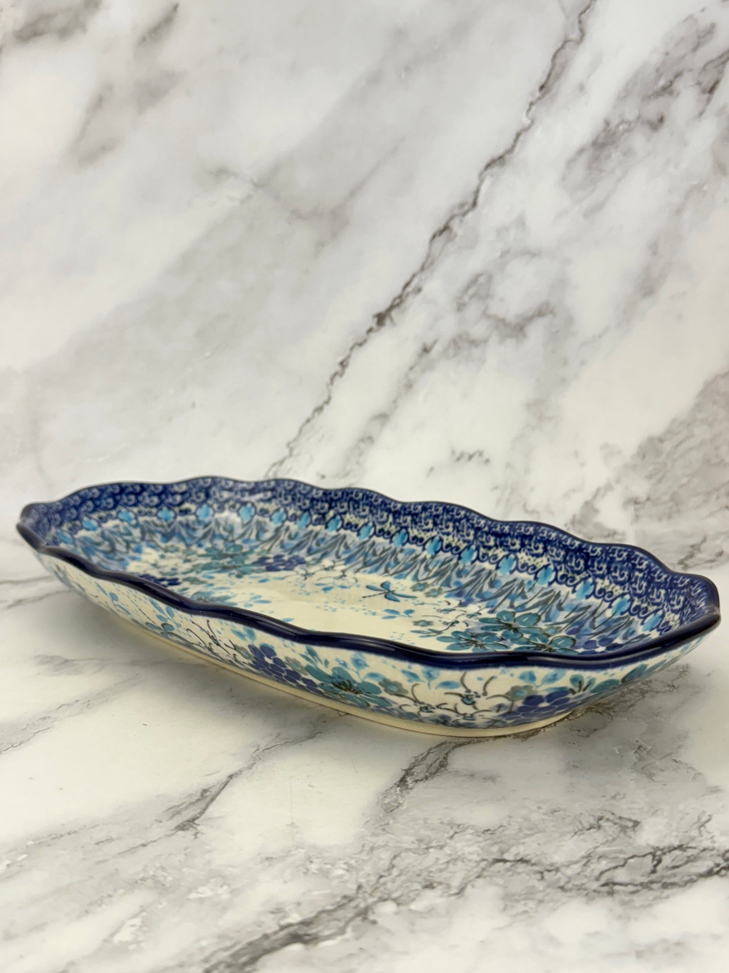 Scalloped Unikat Tray - Shape A42 - Pattern U4964