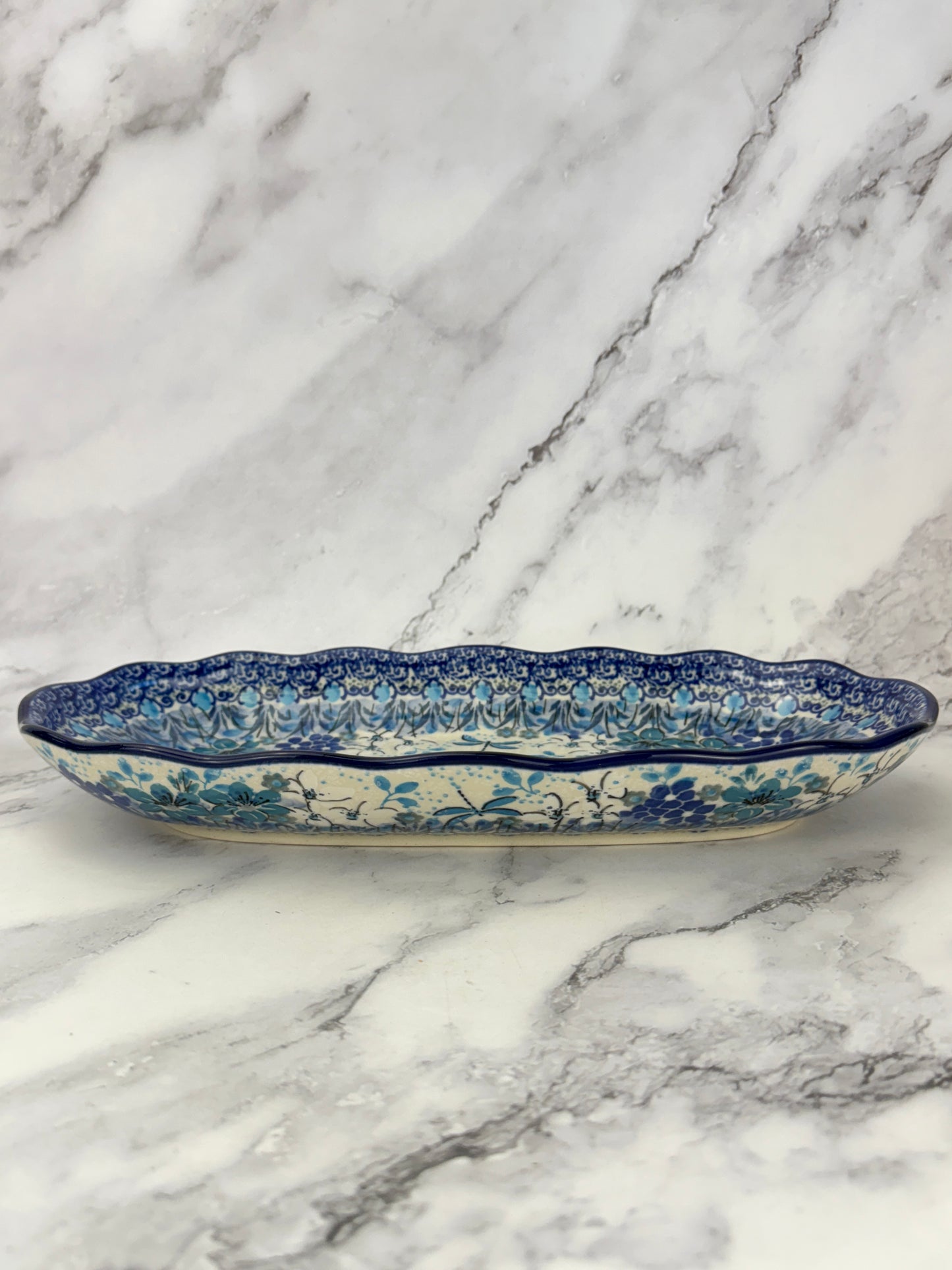 Scalloped Unikat Tray - Shape A42 - Pattern U4964