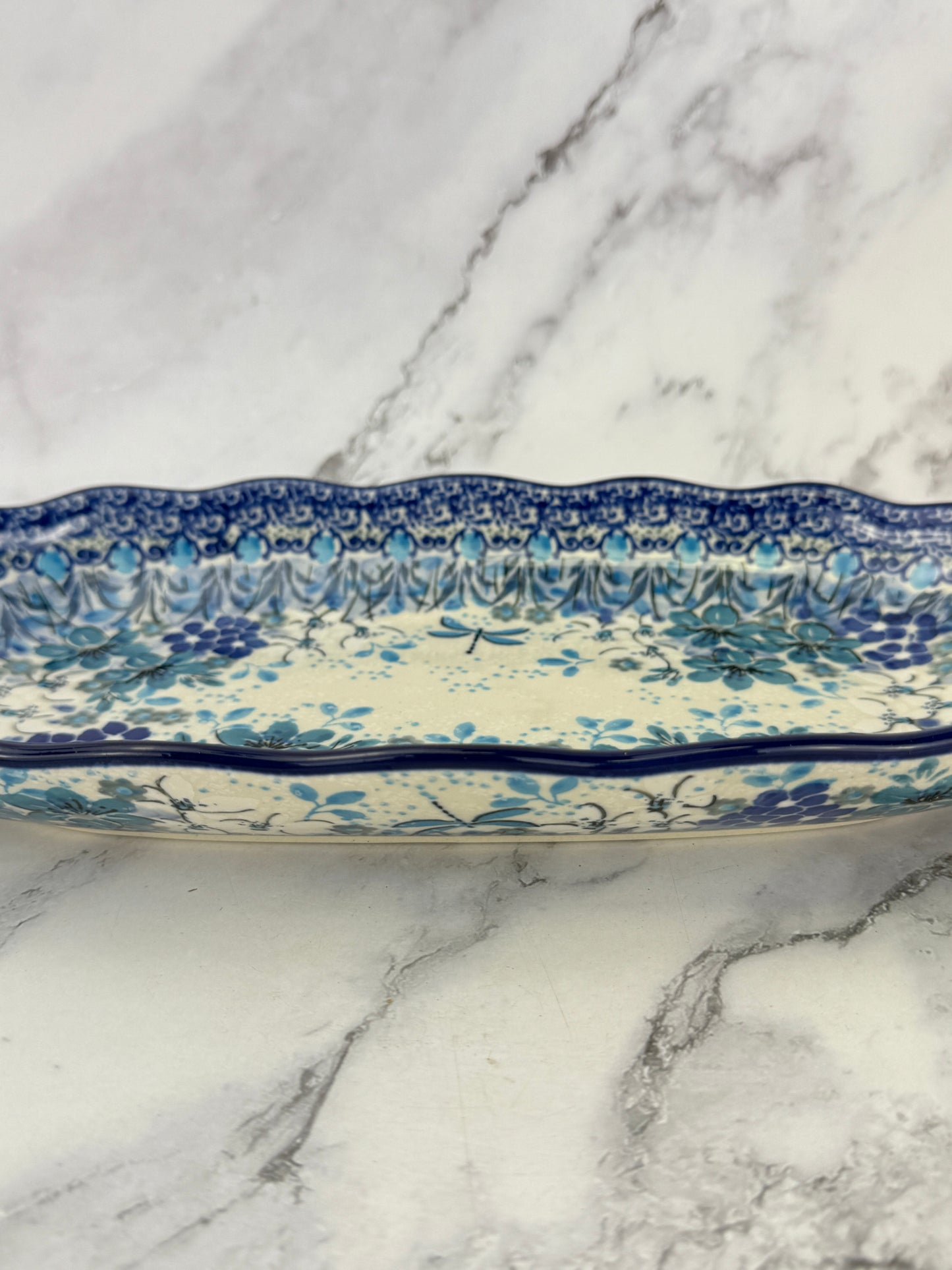 Scalloped Unikat Tray - Shape A42 - Pattern U4964