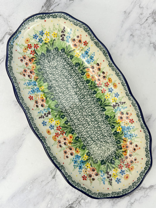 Scalloped Unikat Tray - Shape A42 - Pattern U4875