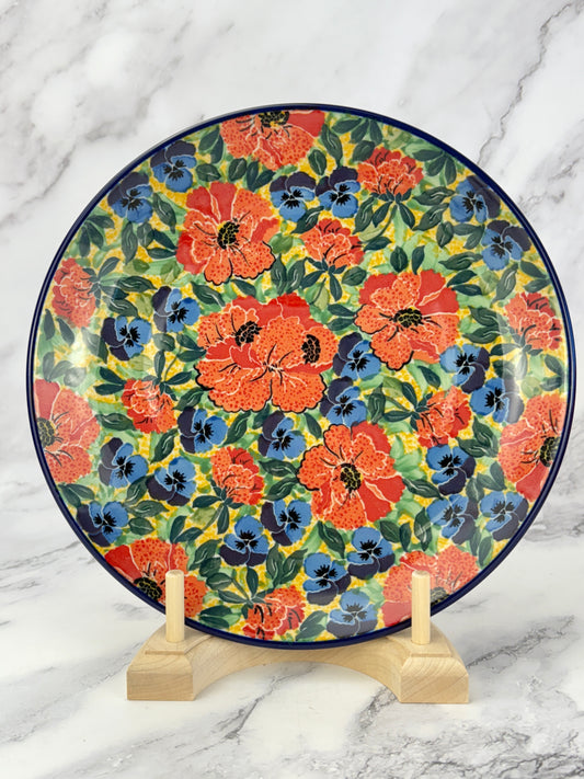 10" Unikat Dinner Plate - Shape 257 - Pattern U4704