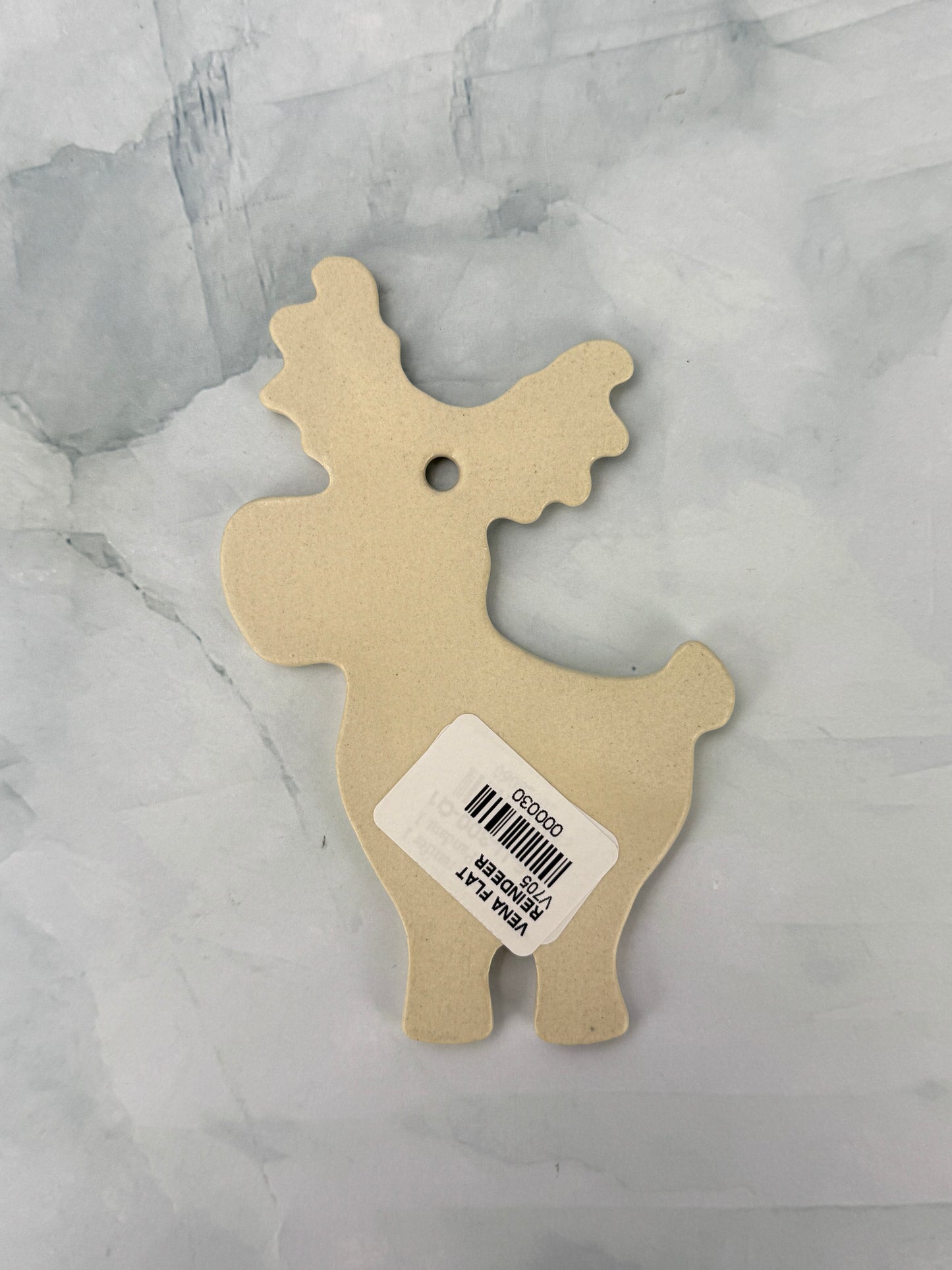 Vena Flat Reindeer Ornament - Shape V705 - Snow Day
