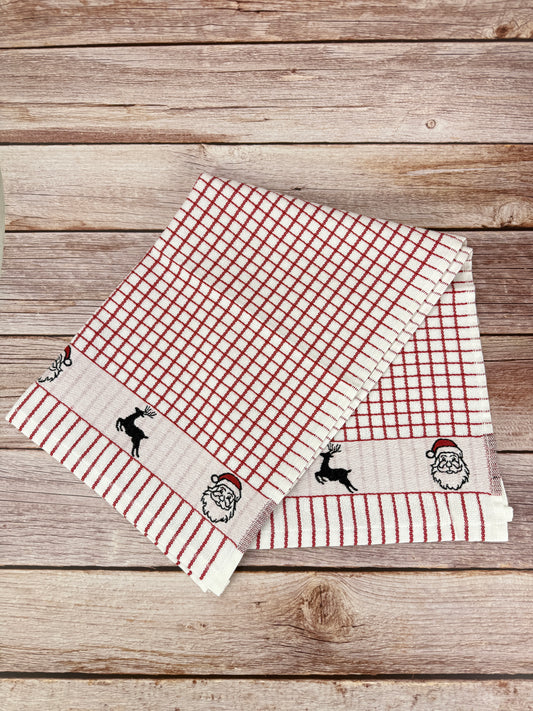 100% Cotton Towel - Santa