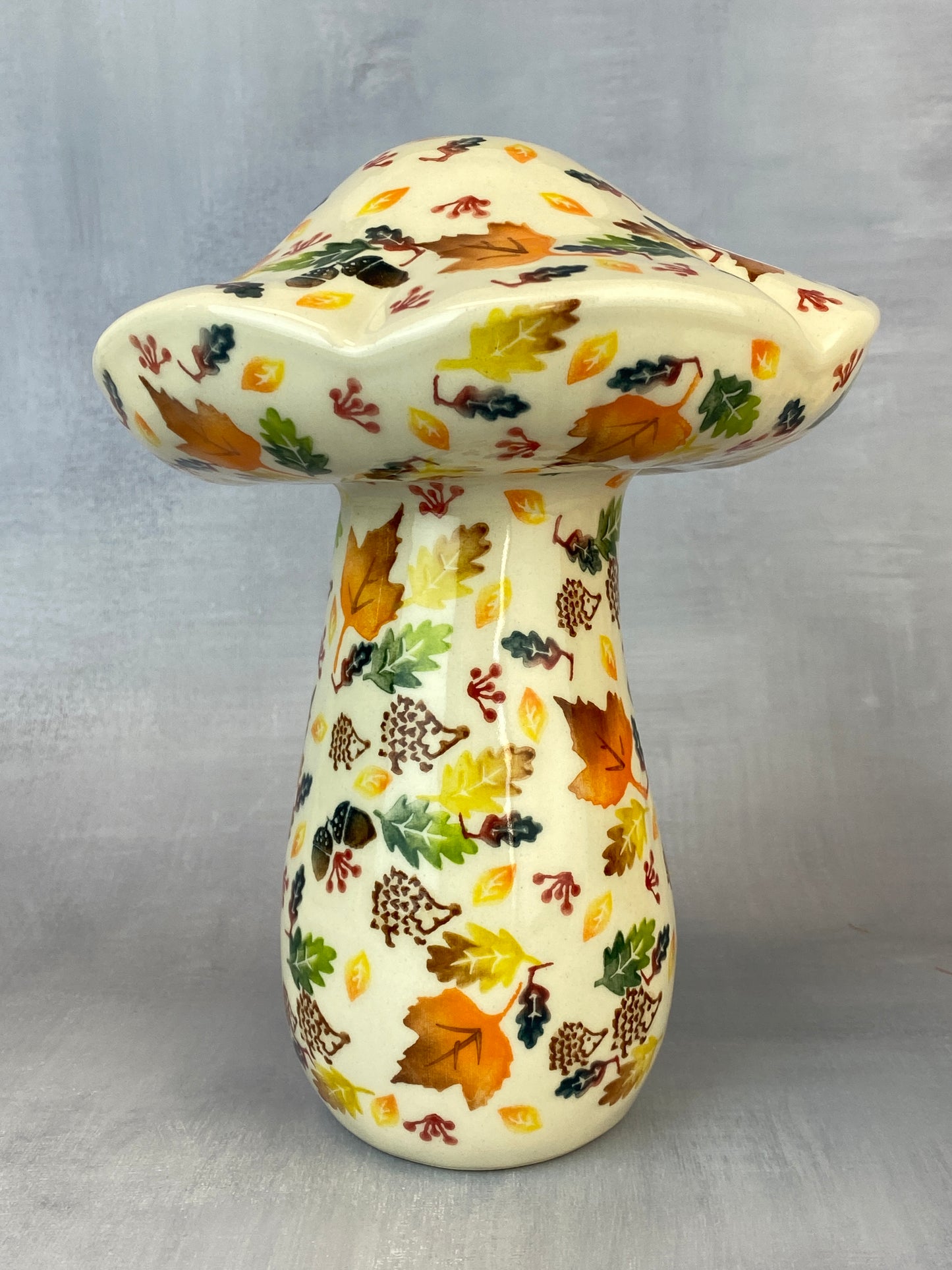 XL Mushroom Figurine - Hedgehog