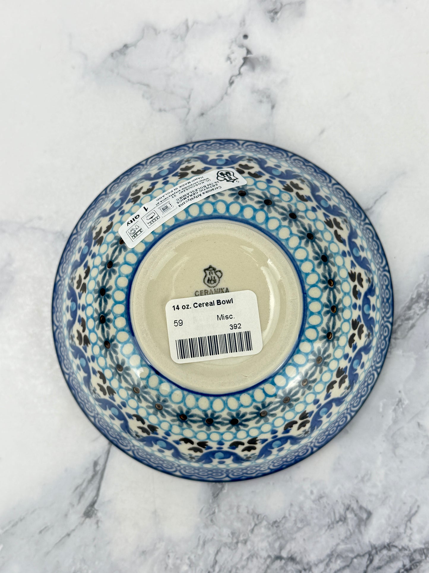 Small Cereal Bowl - Shape 59 - Pattern 1026