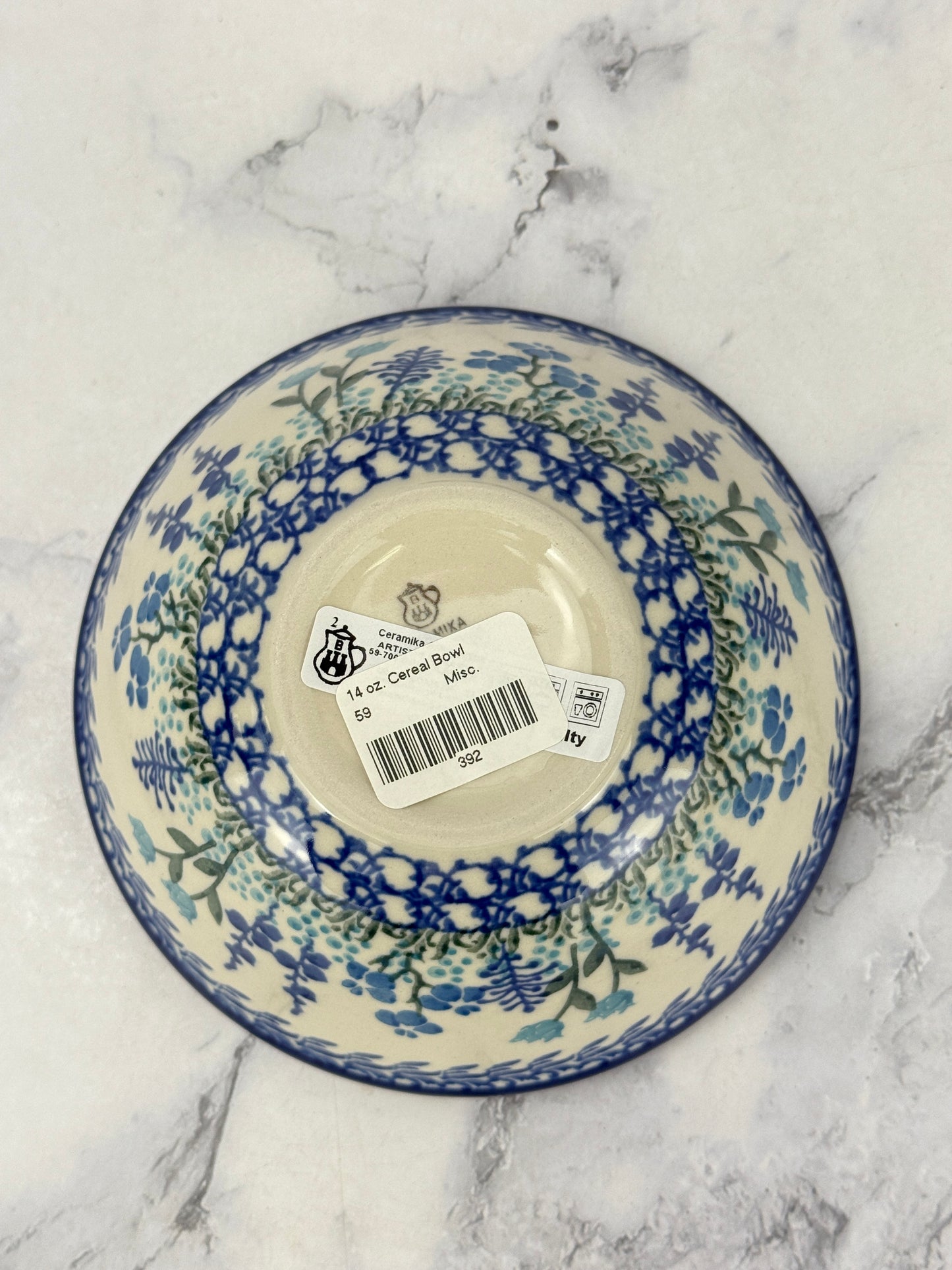Small Cereal Bowl - Shape 59 - Pattern 2898
