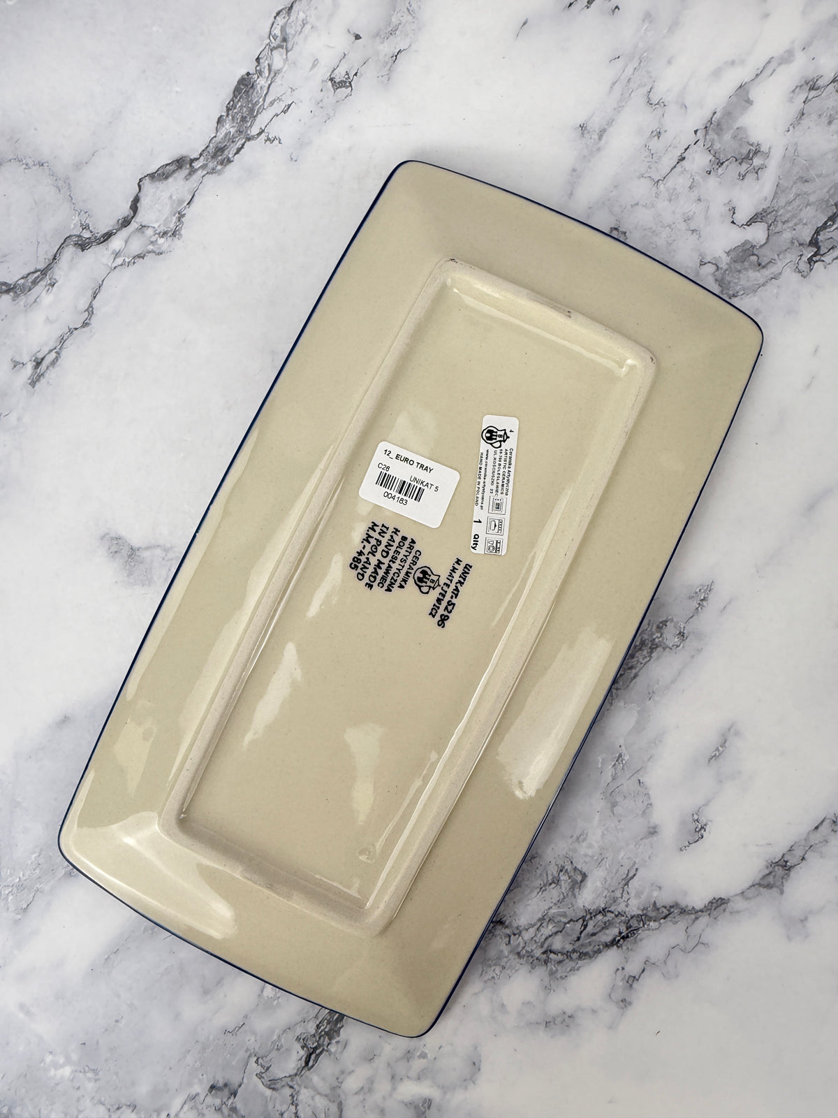 Rectangular Unikat Tray - Shape C26 - Pattern U5296