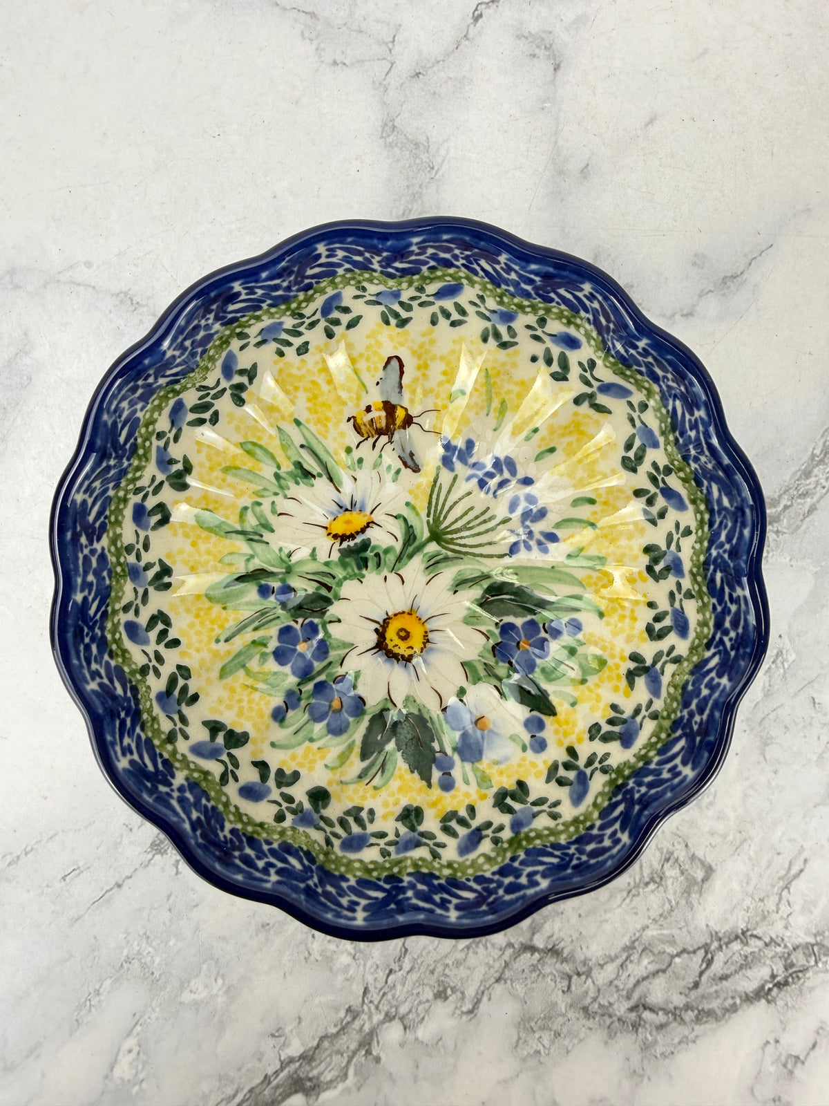 4.5" Unikat Scalloped Bowl - Shape 23 - Pattern U5296
