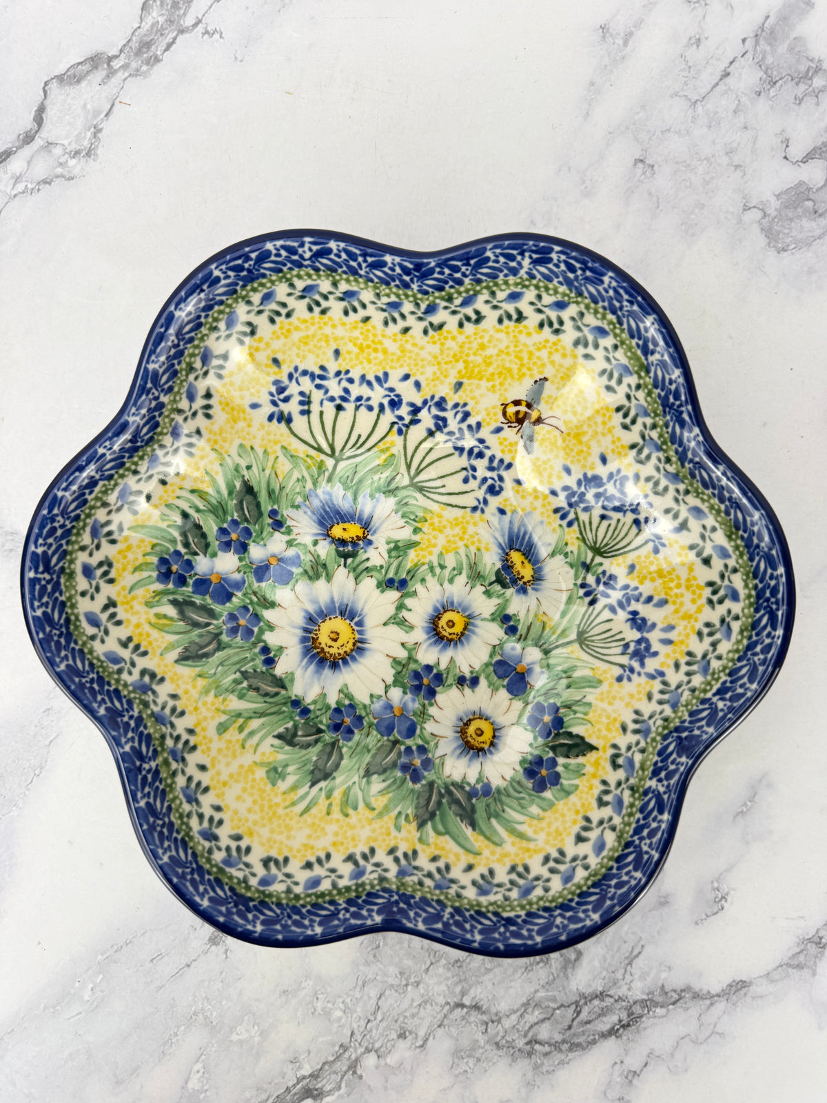 Small Unikat Flower Bowl - Shape 717 - Pattern U5296