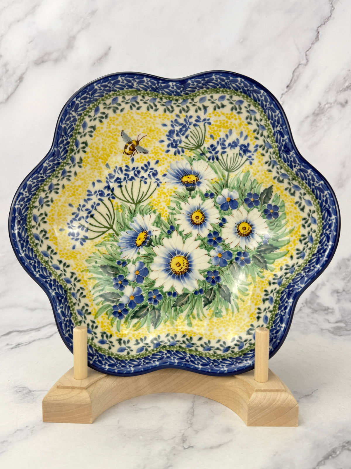 Small Unikat Flower Bowl - Shape 717 - Pattern U5296