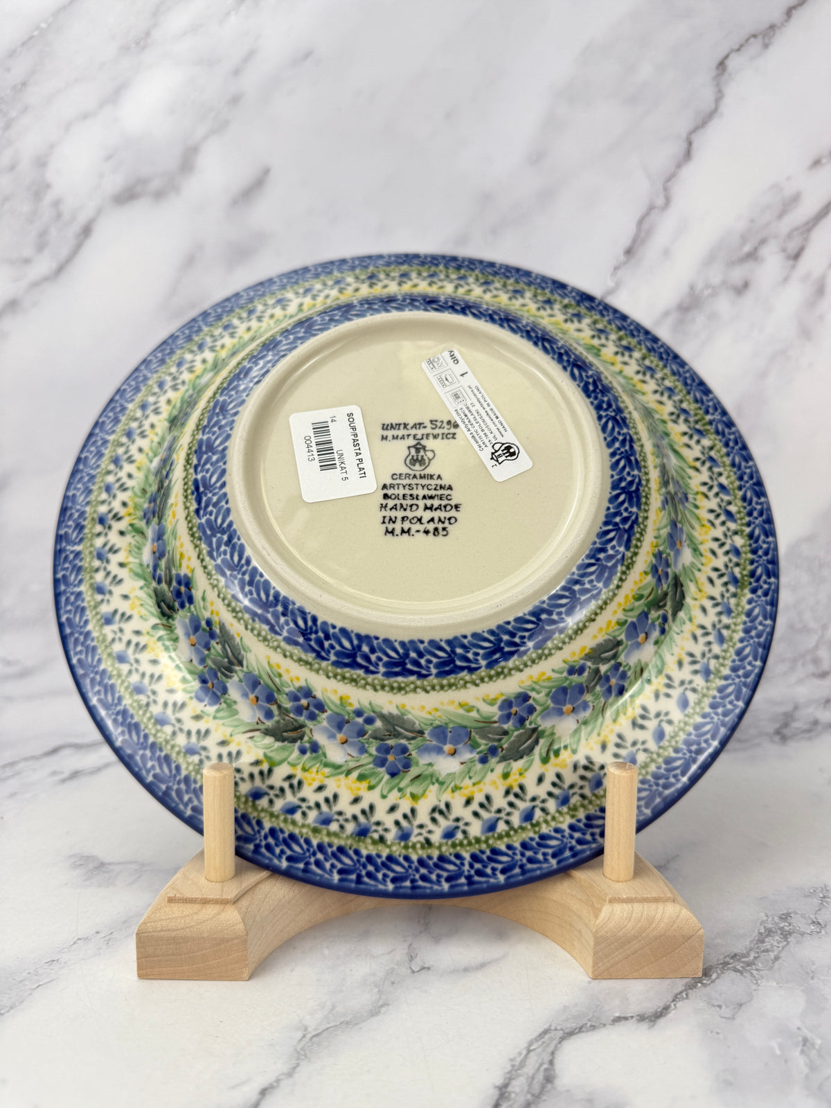 Unikat Soup / Pasta Plate - Shape 14 - Pattern U5296