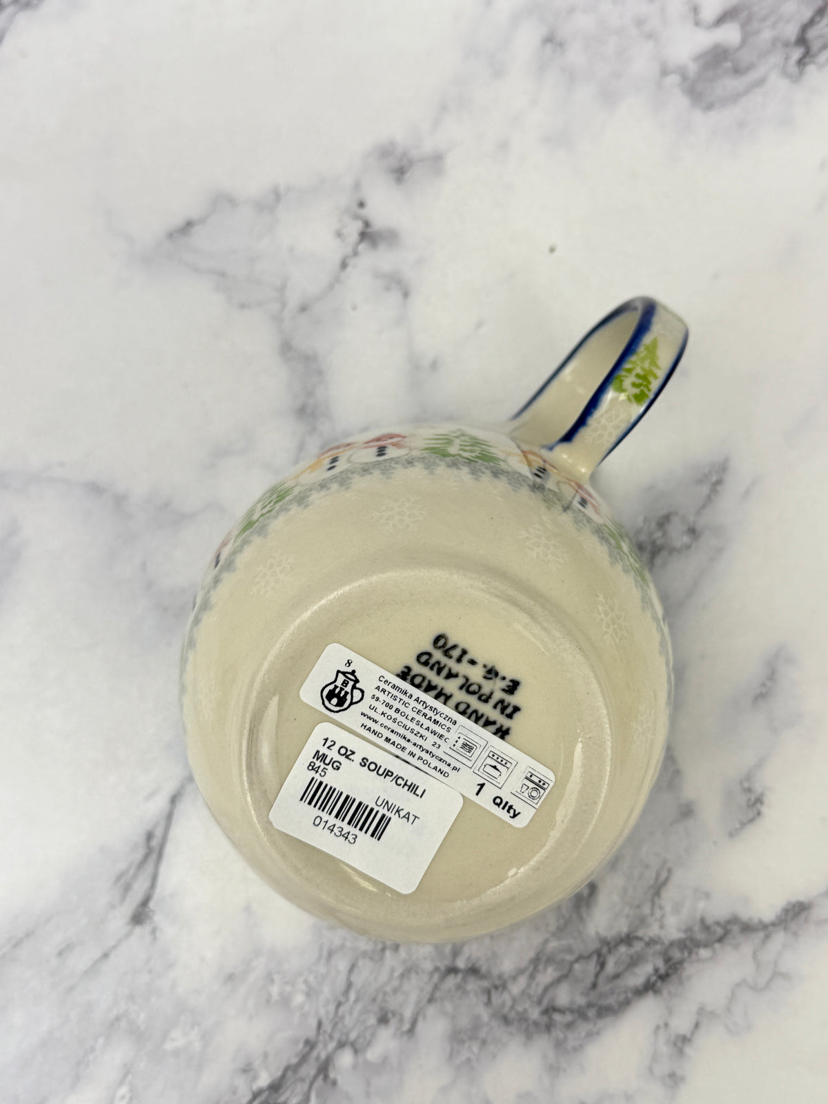 Unikat Soup Mug - Shape 845 - Pattern U5325