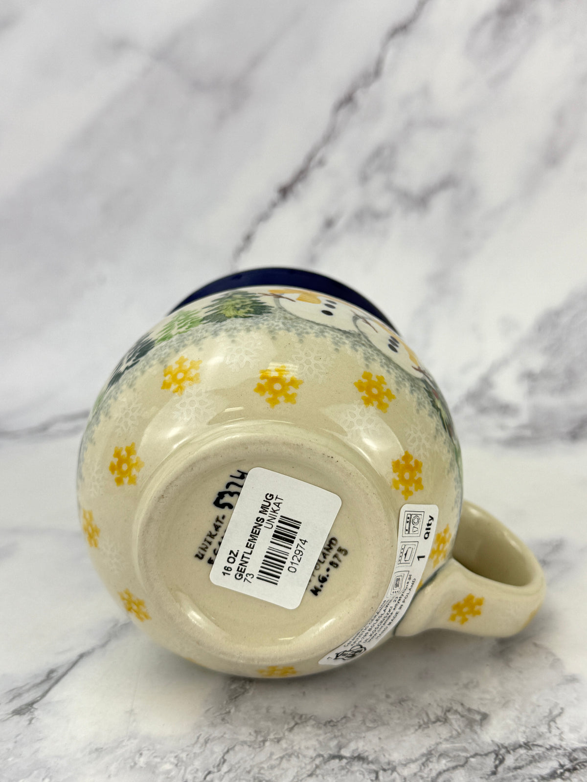 Large Unikat Bubble Mug 16oz - Shape 73 - Pattern U5324