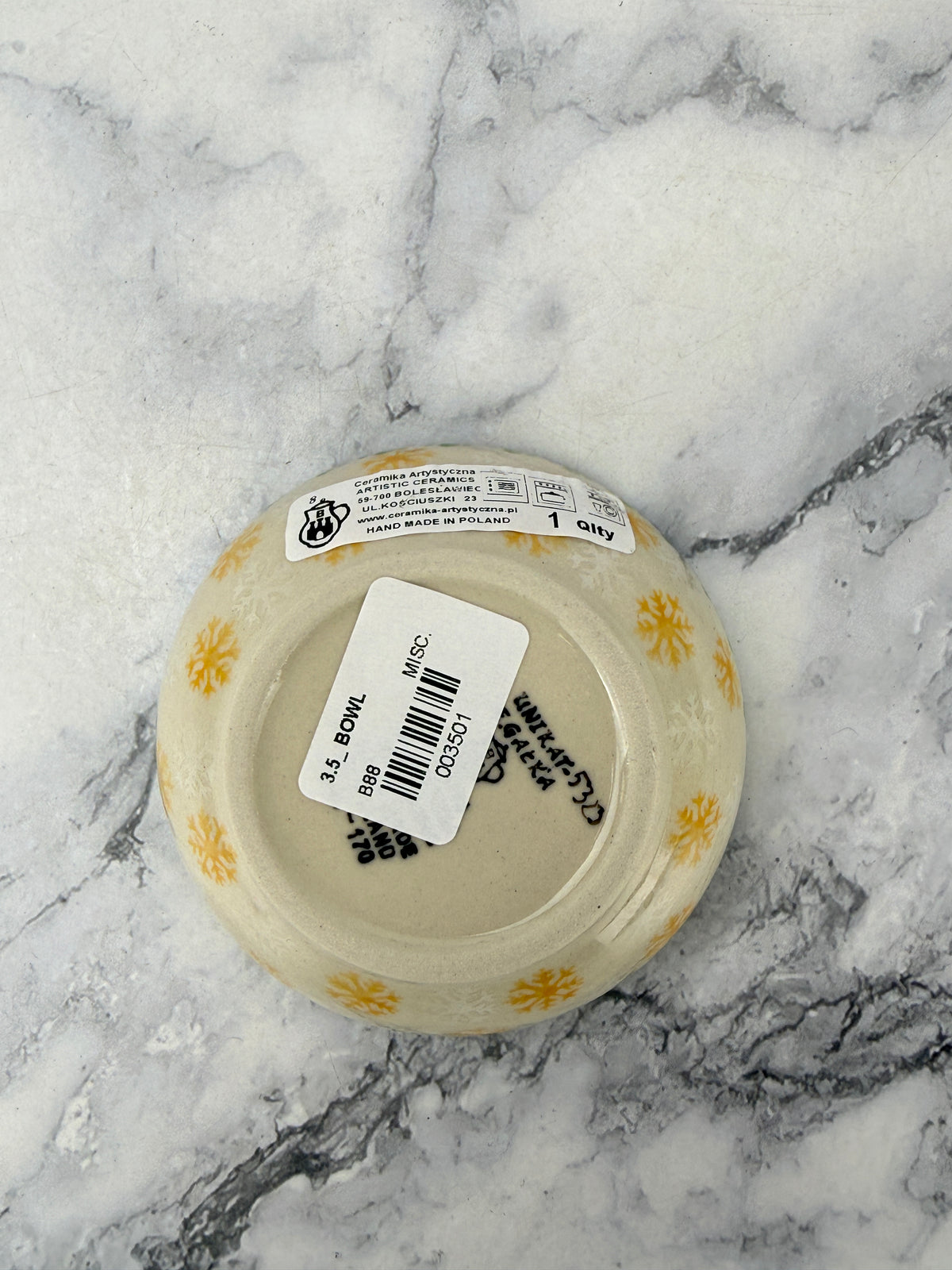 Small Unikat Bowl - Shape B88 - Pattern U5323