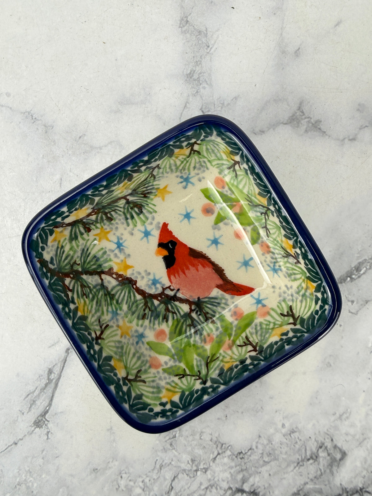 Small Ribbed Unikat Dip Bowl - Shape 656 - Pattern U5357