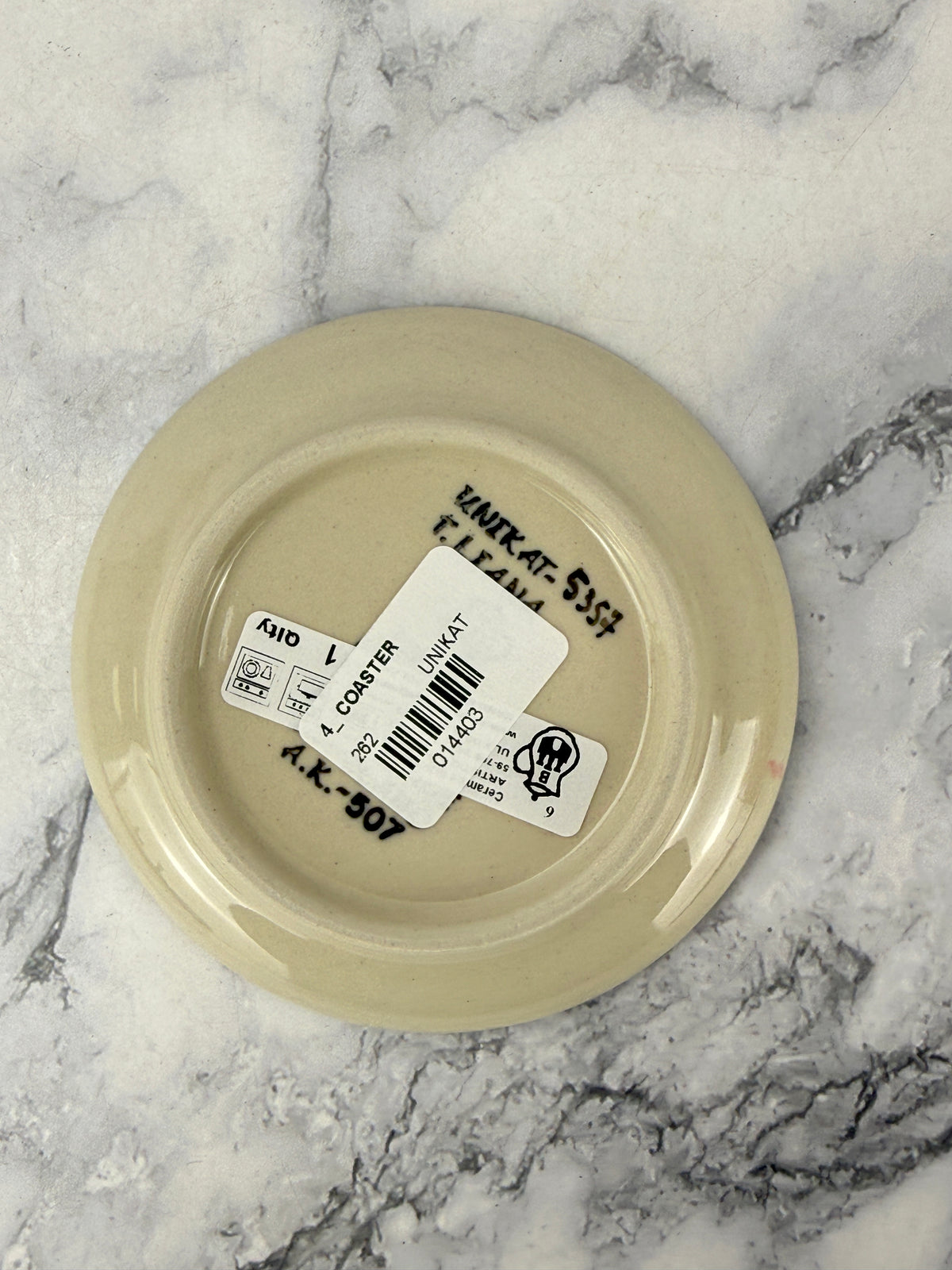 4” Unikat Coaster - Shape 262 - Pattern U5357