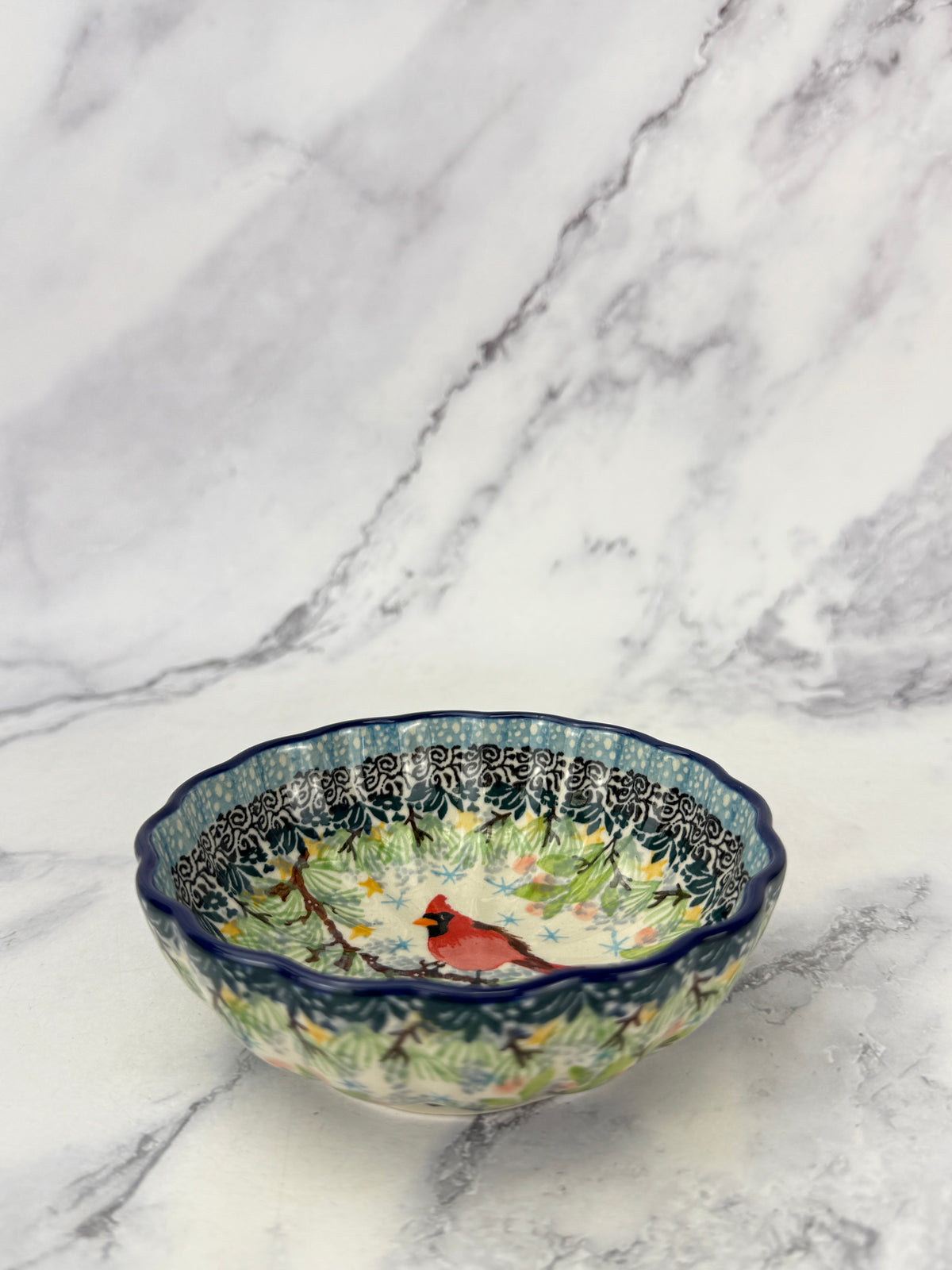 4.5" Unikat Scalloped Bowl - Shape 23 - Pattern U5357