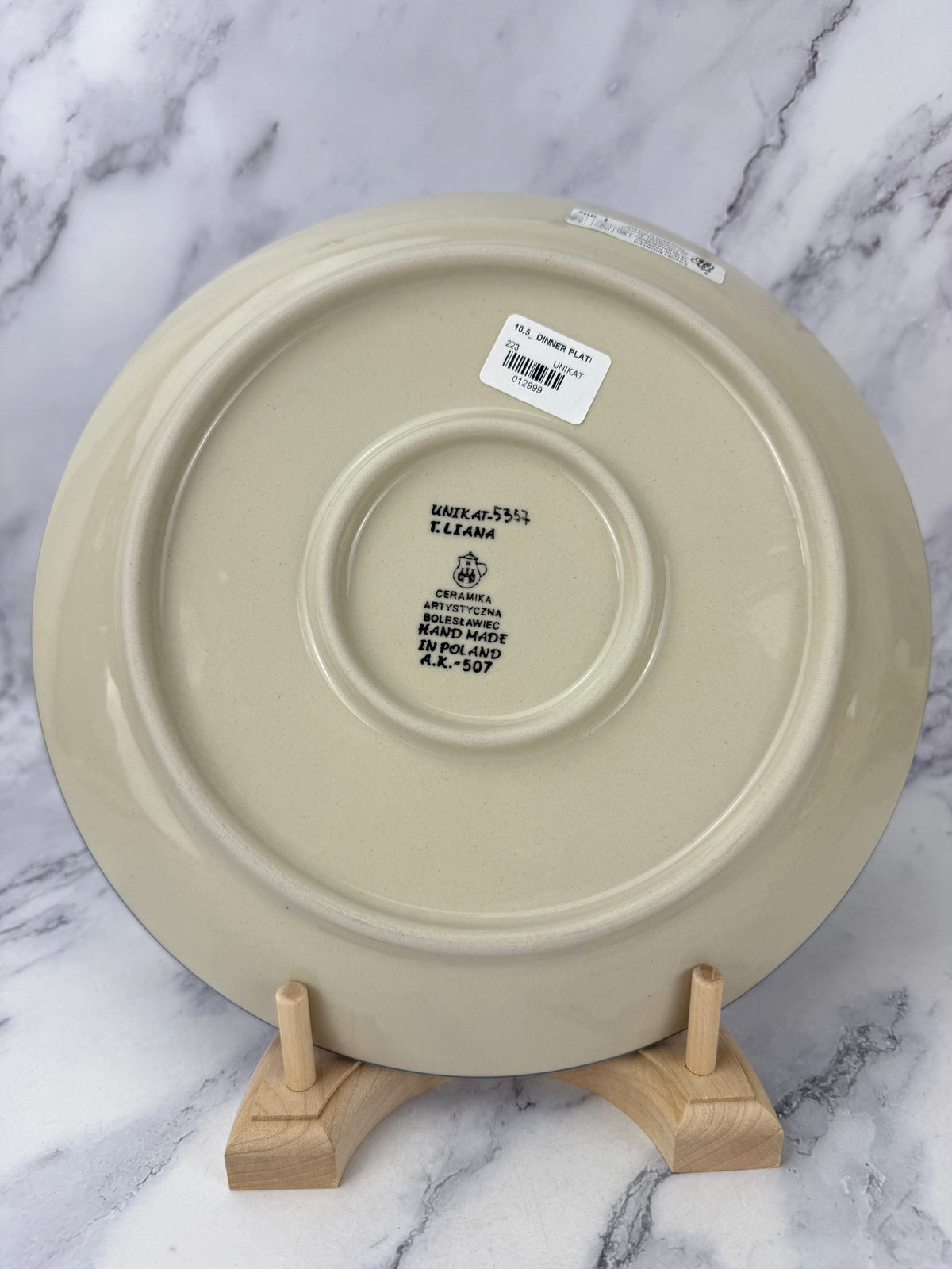 10.5" Unikat Dinner Plate - Shape 223 - Pattern U5357
