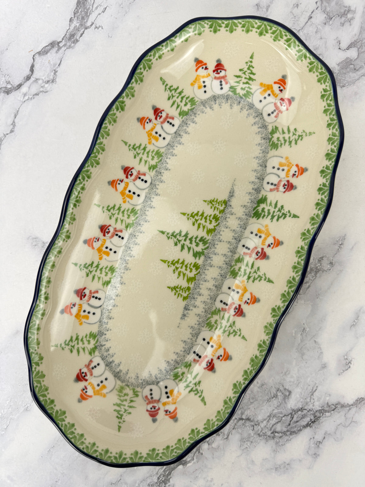 Scalloped Unikat Tray - Shape A42 - Pattern U5325