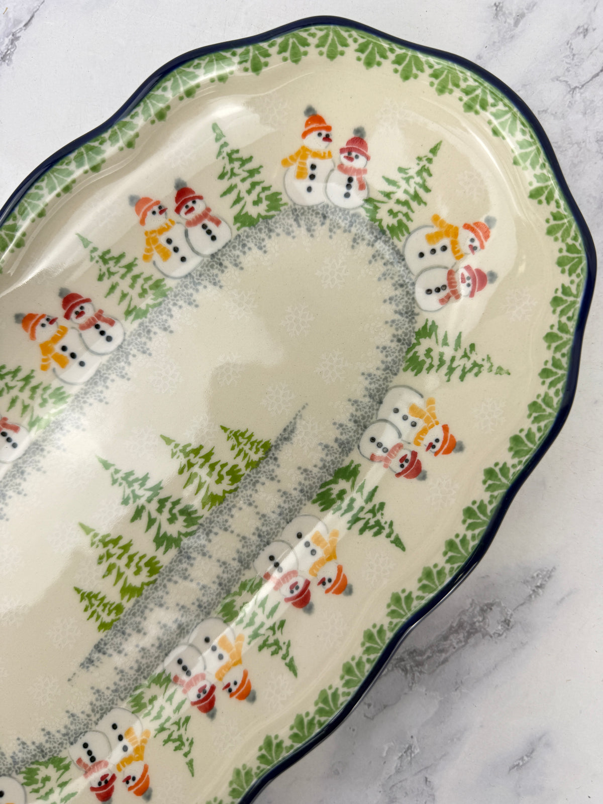 Scalloped Unikat Tray - Shape A42 - Pattern U5325