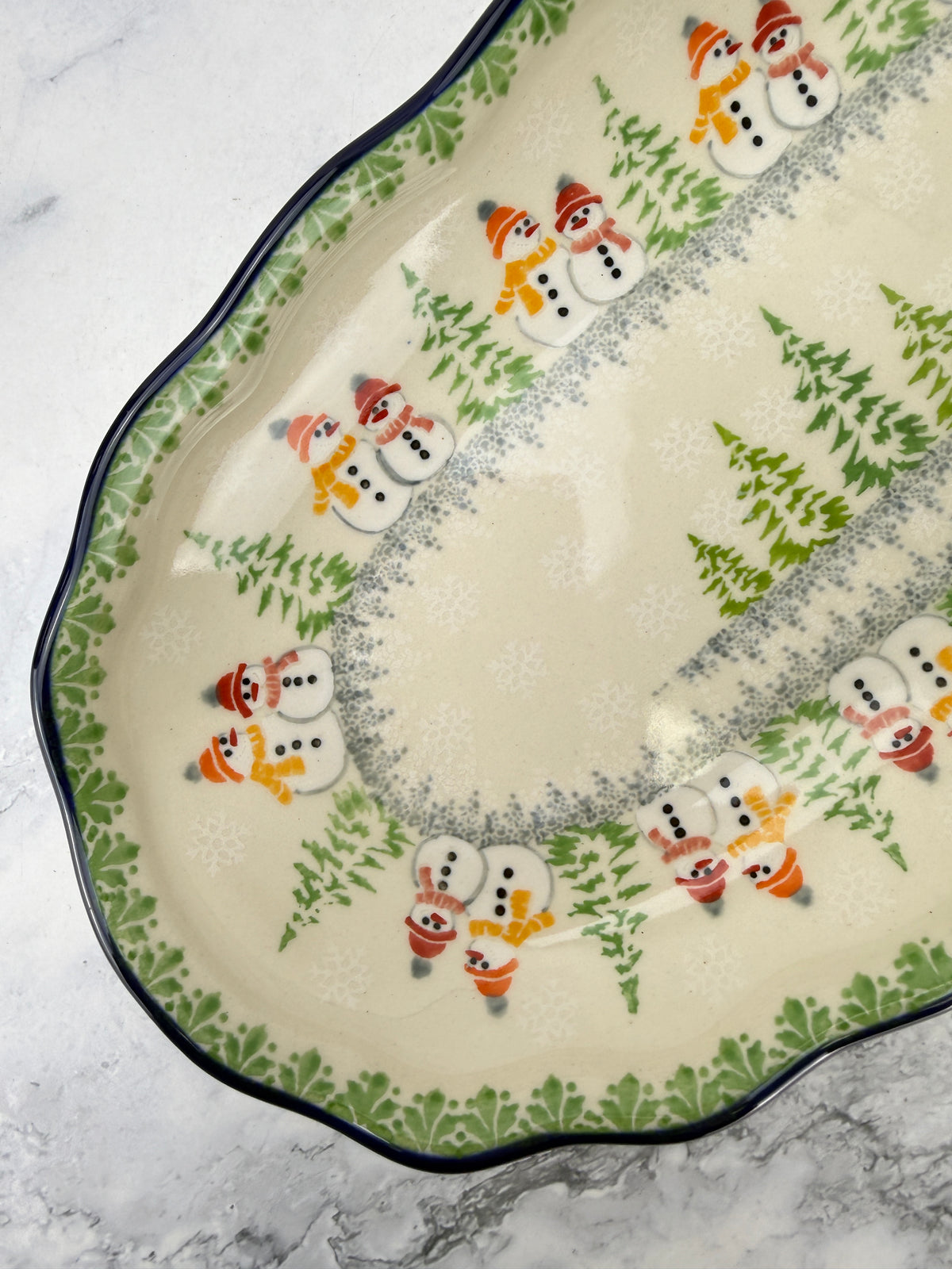 Scalloped Unikat Tray - Shape A42 - Pattern U5325